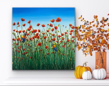 Lorikeets 2 Kim Neil In Situ 2