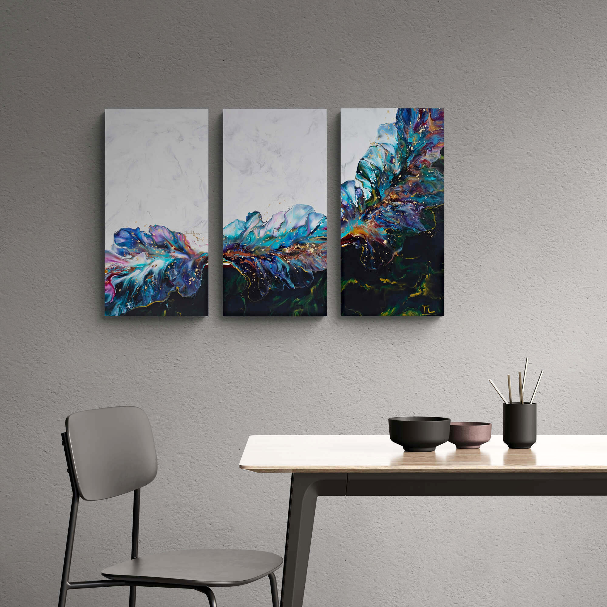 Midnight Tango Triptych