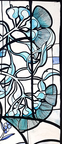 Blues By Nicola Cowie Gumflowers