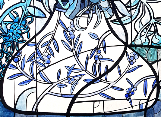 Blues By Nicola Cowie Still Life