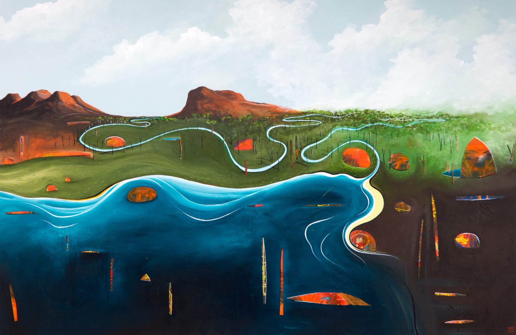 abstract landscapes -Tania Chanter Forgotten Melody