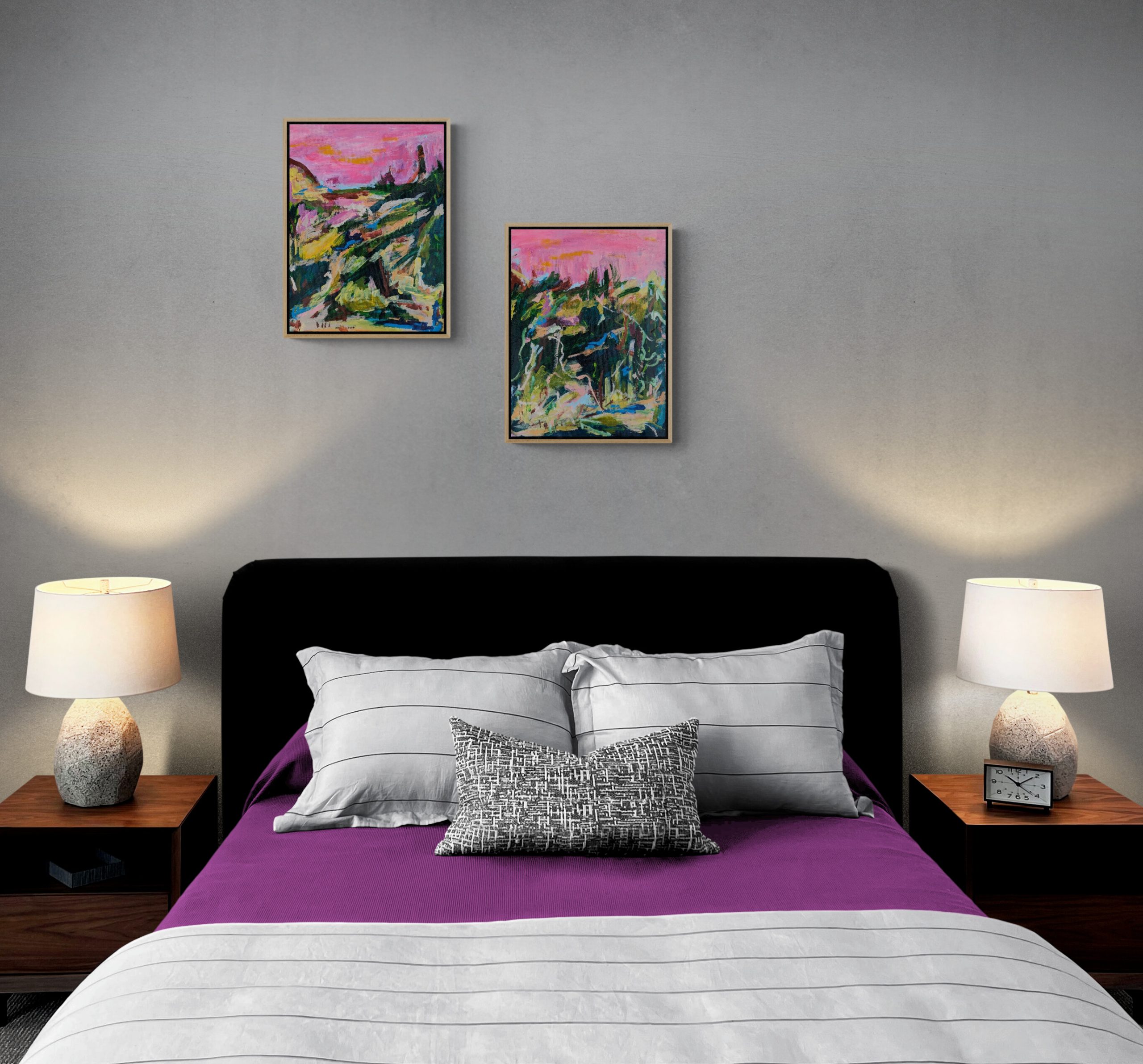 Comfy Bedroom With Side Tables And Lamps (1)