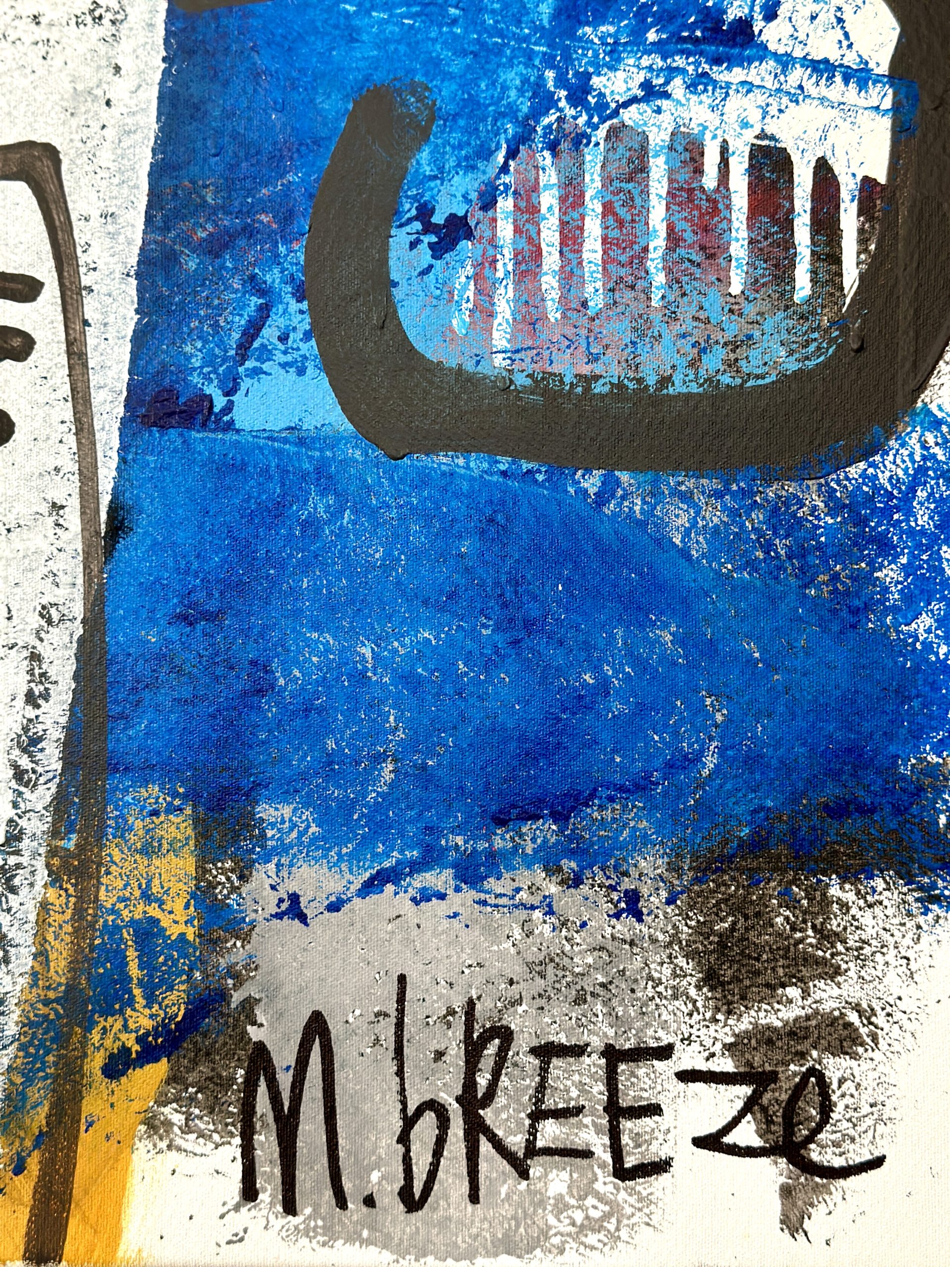 Martin Breeze Mother Mondrian Signed