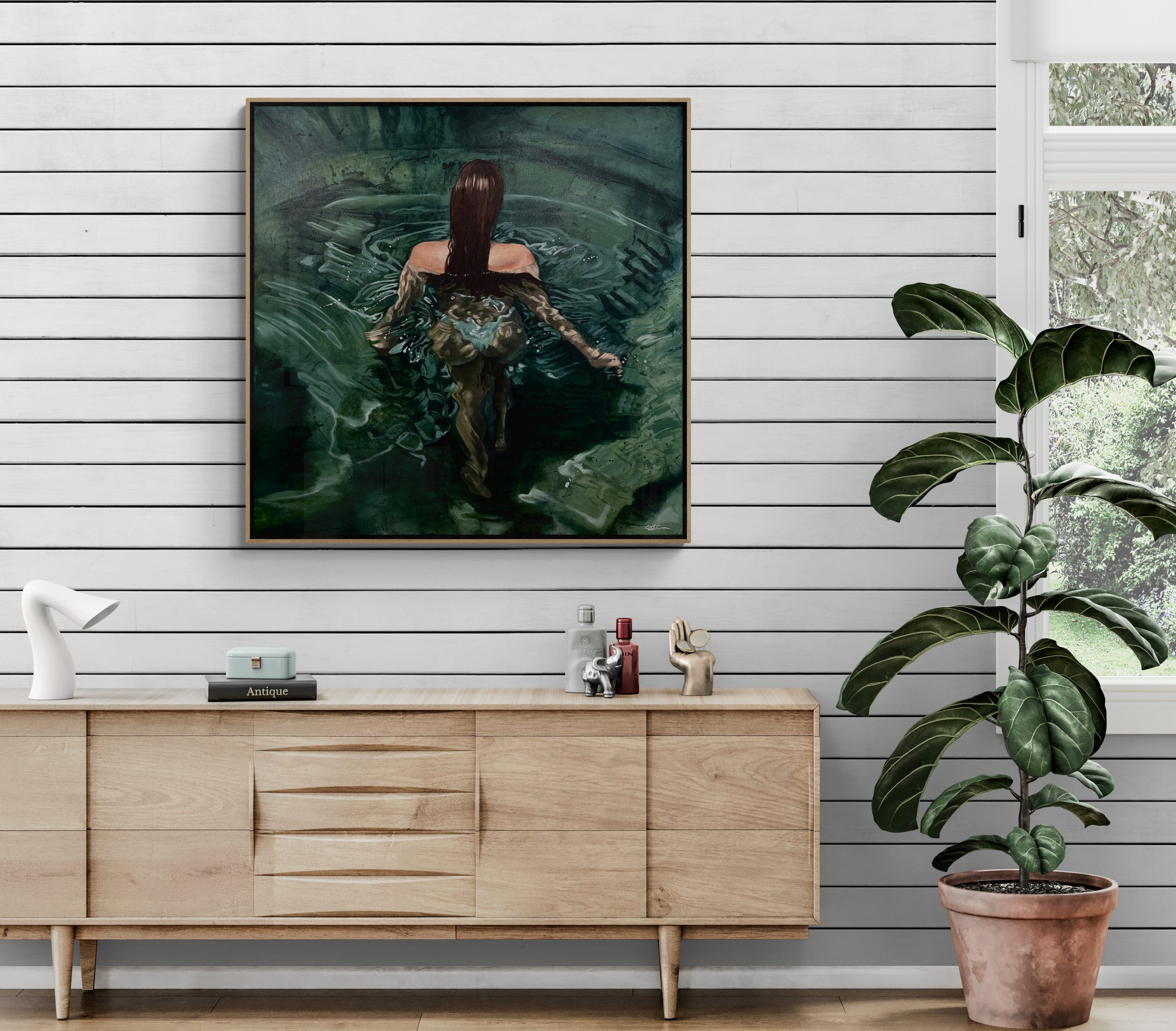 Liquid Light On Wall 1