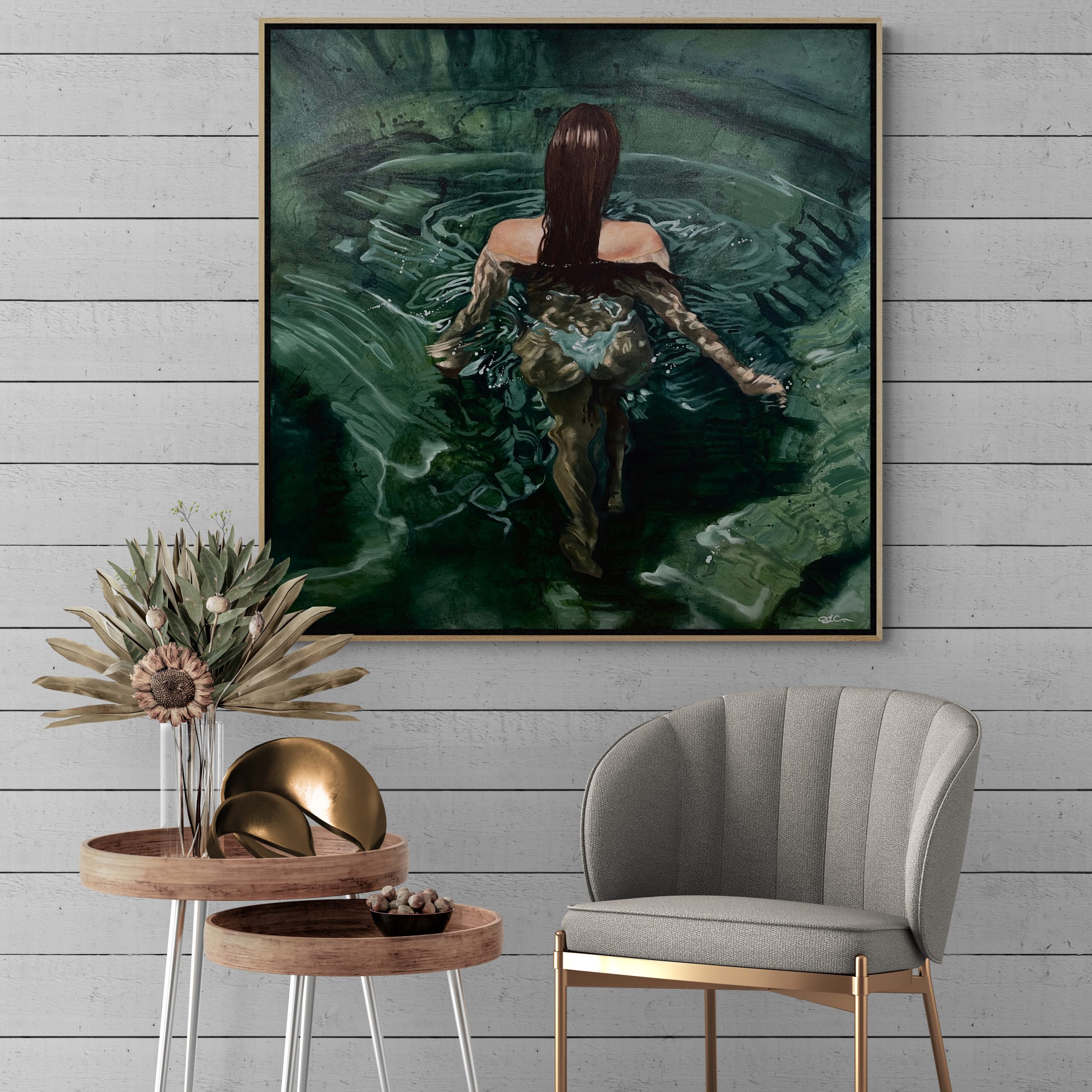 Liquid Light On Wall 4