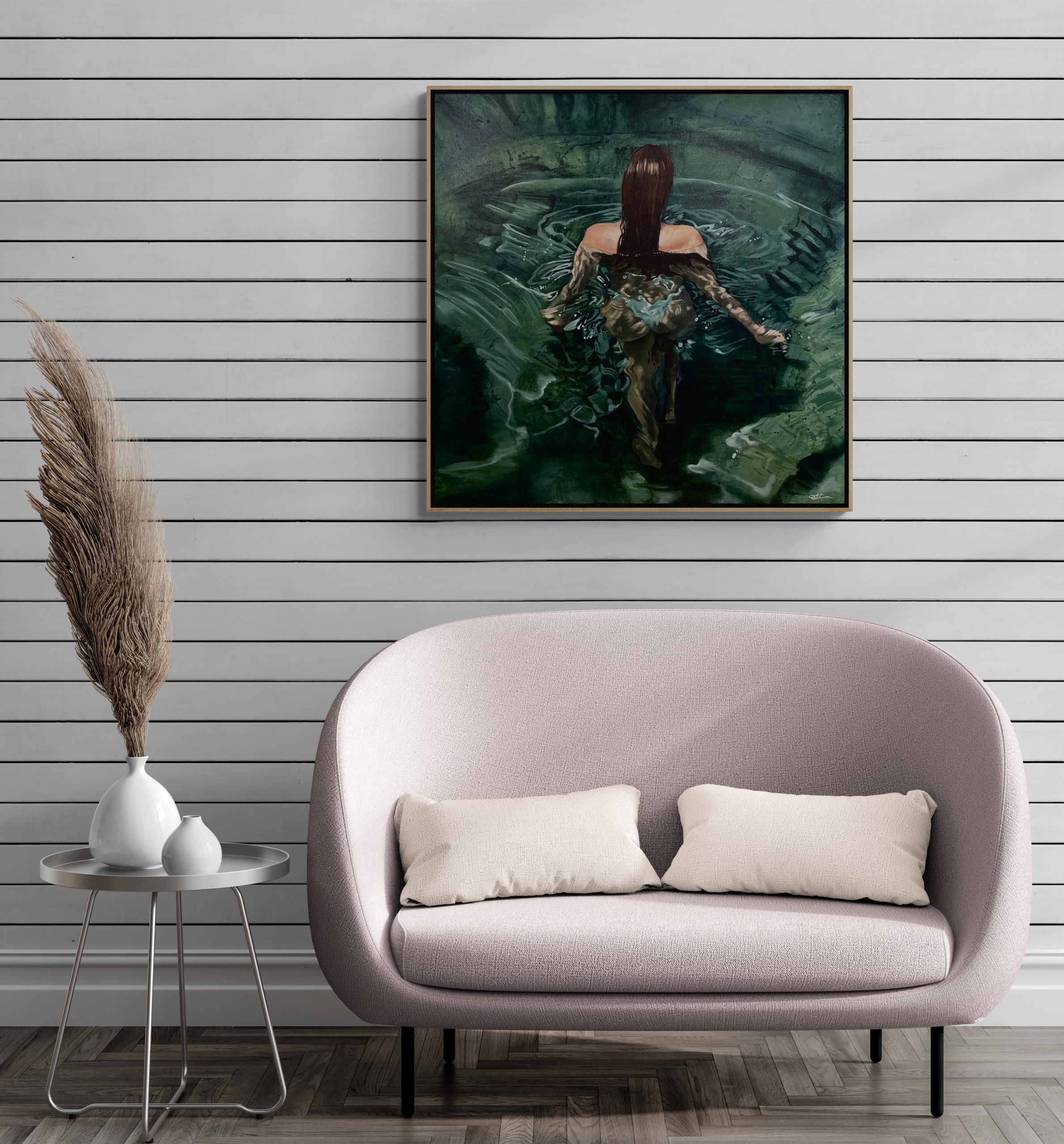 Liquid Light On Wall 5