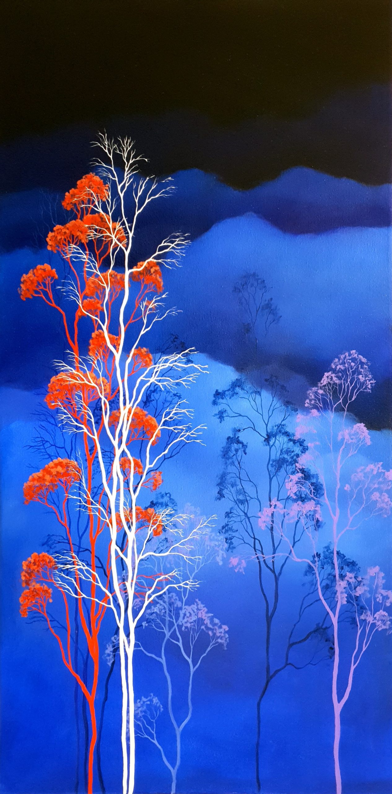 Deep Notes Of The Cobalt Sky Luicnda Leveille Art