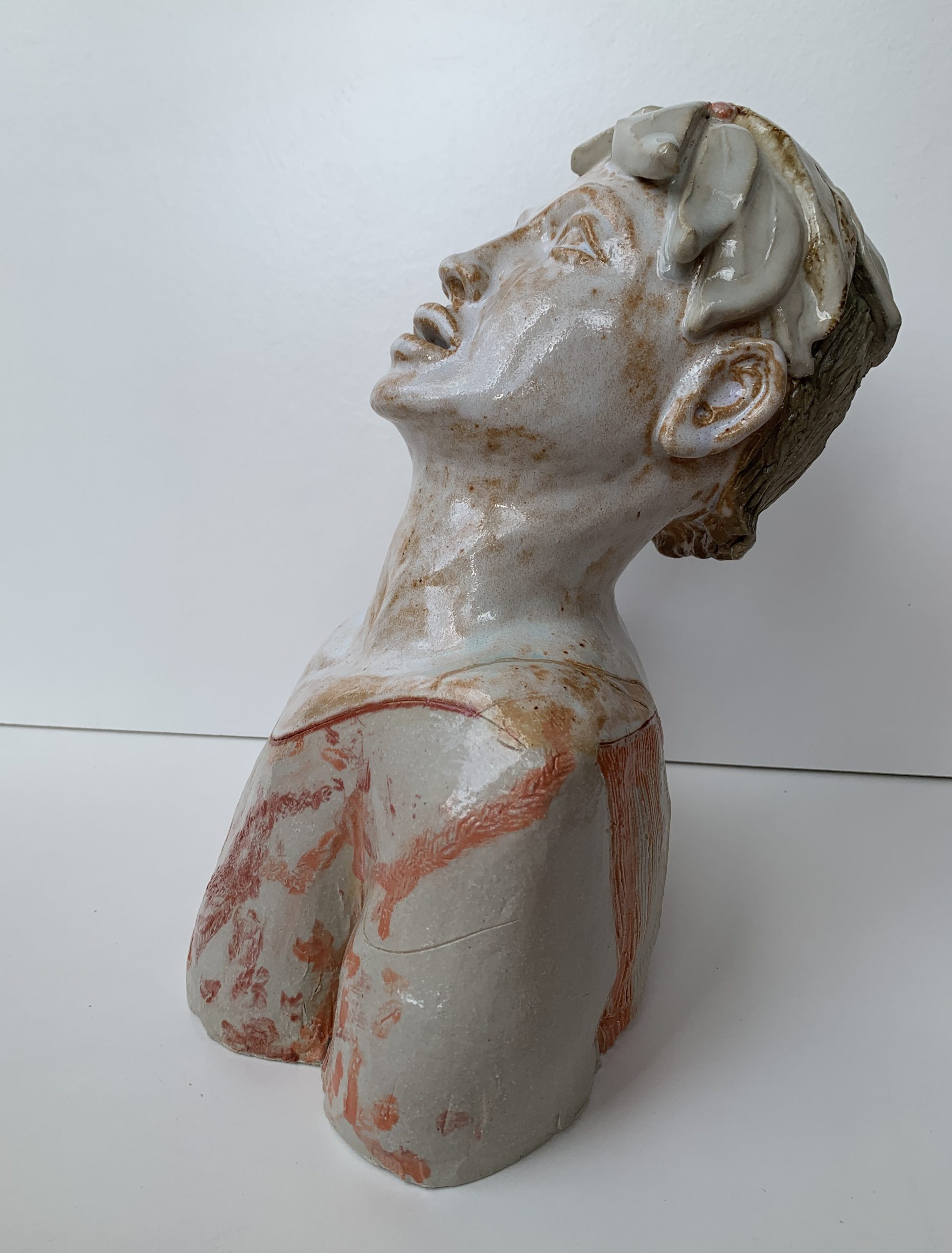 Kim Rees Leaf On White 3