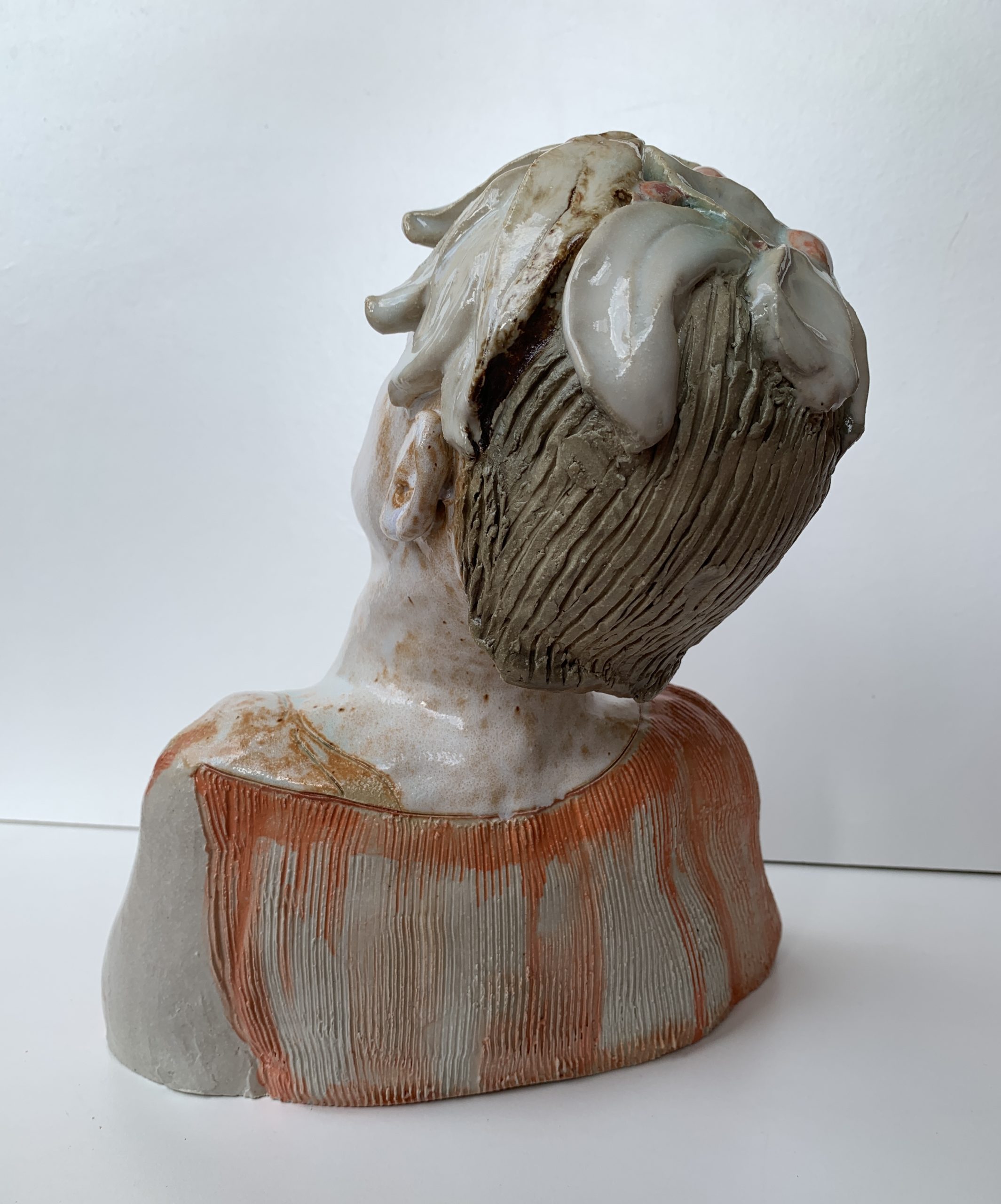 Kim Rees Leaf On White 4