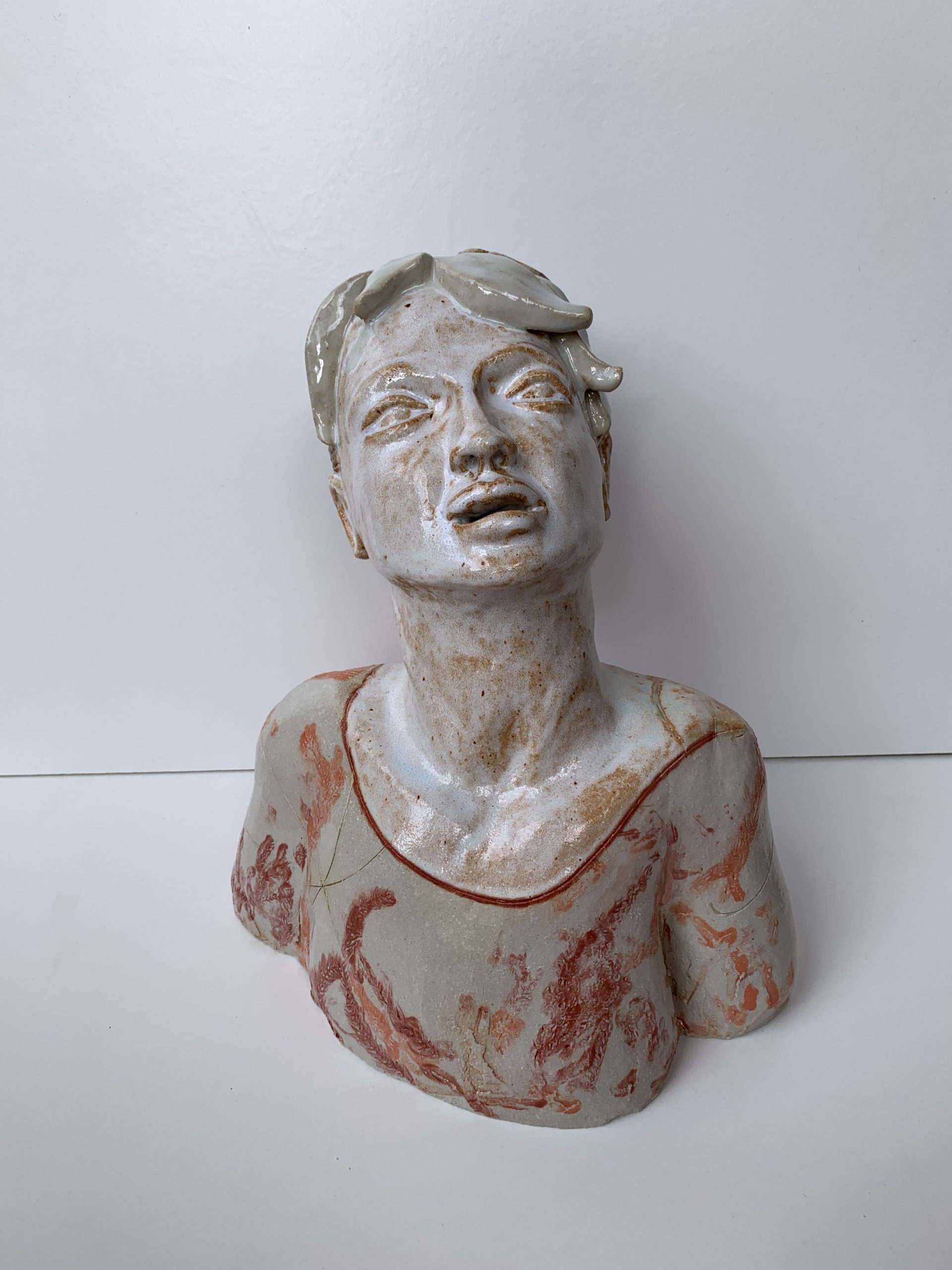 Kim Rees Leaf On White