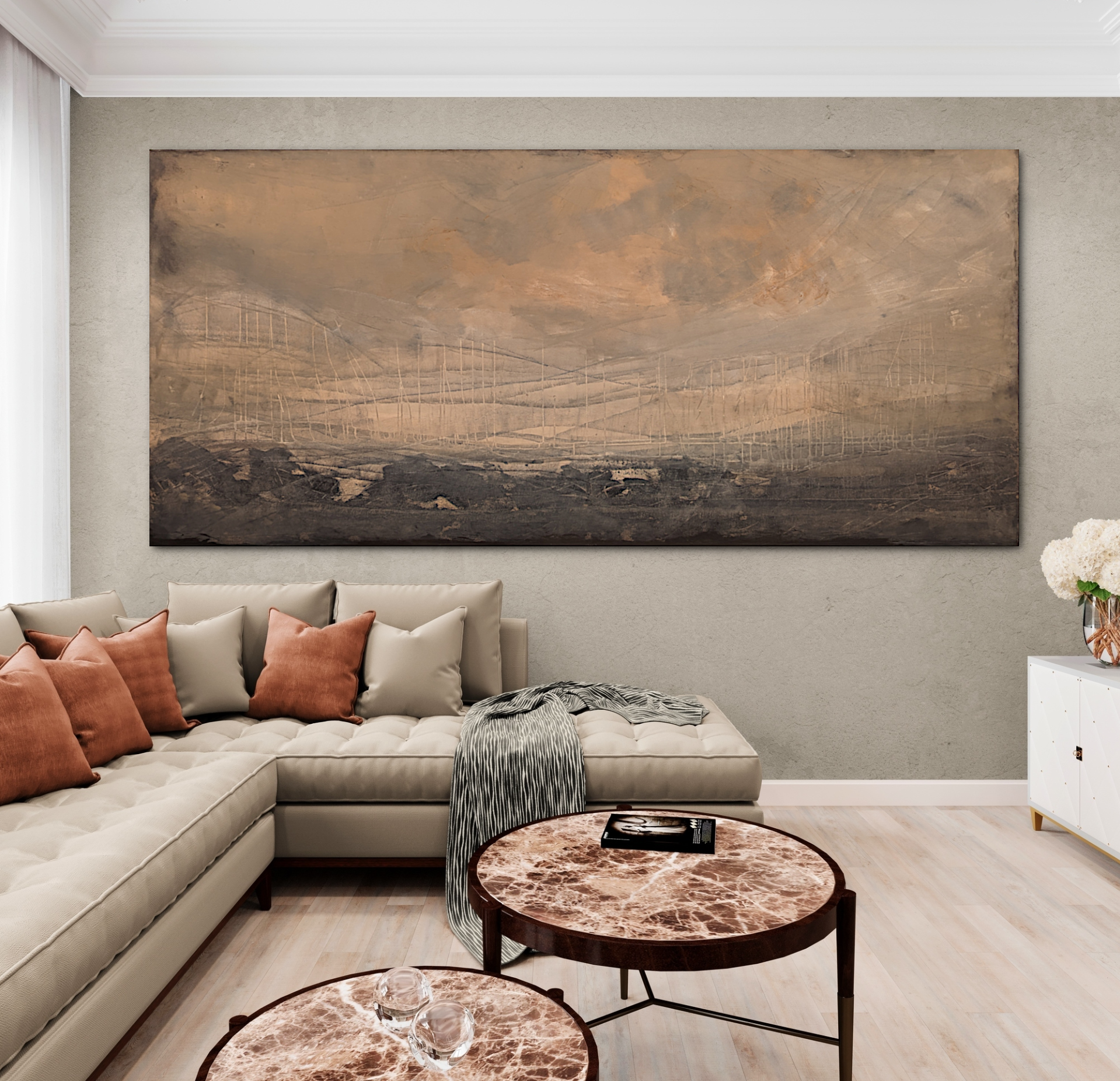 Emilie Heurtevent Sunset (raw 22) 260cm X 120cm 2023 In Situ4