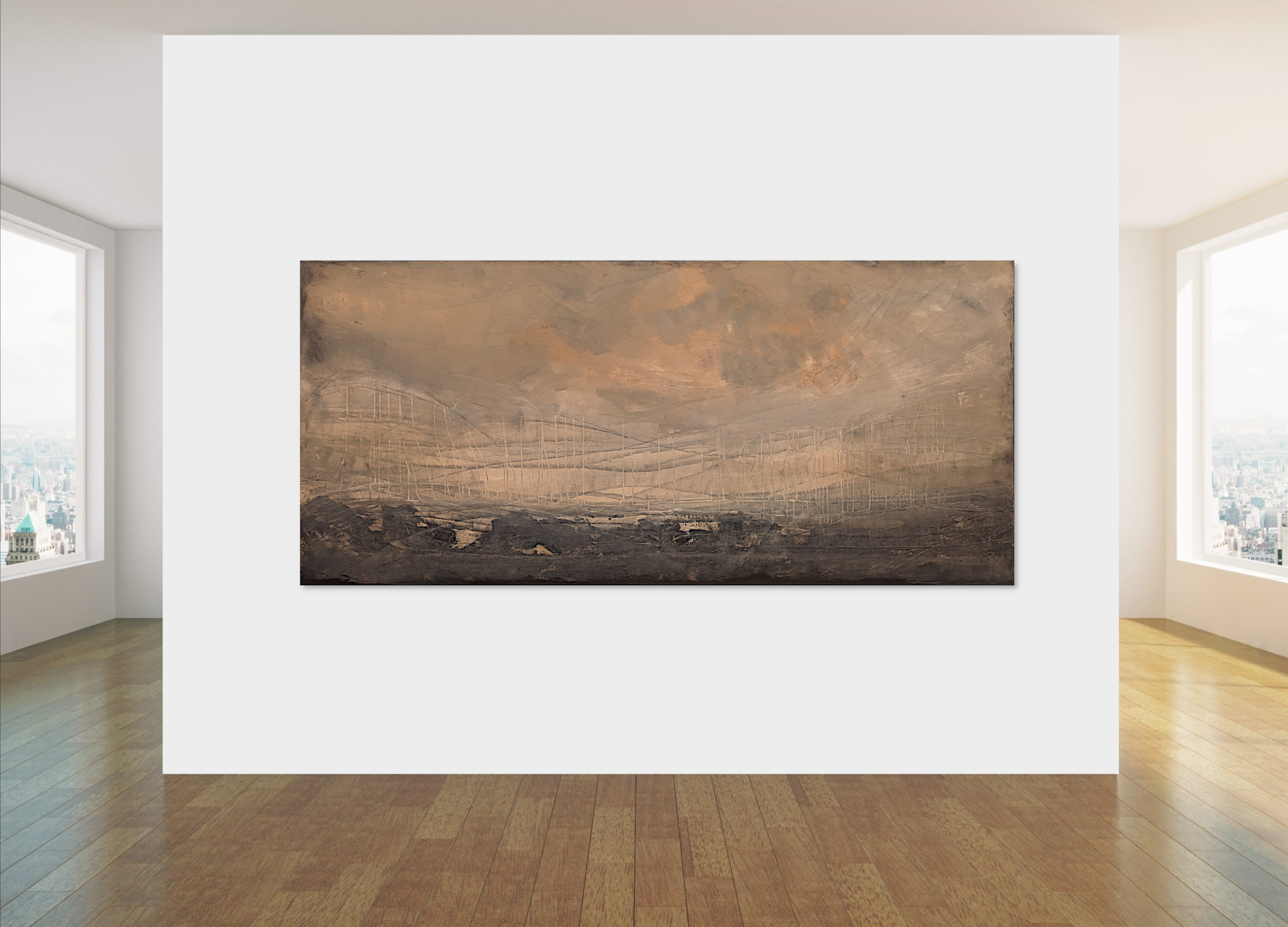 Emilie Heurtevent Sunset (raw 22) 260cm X 120cm 2023 In Situ