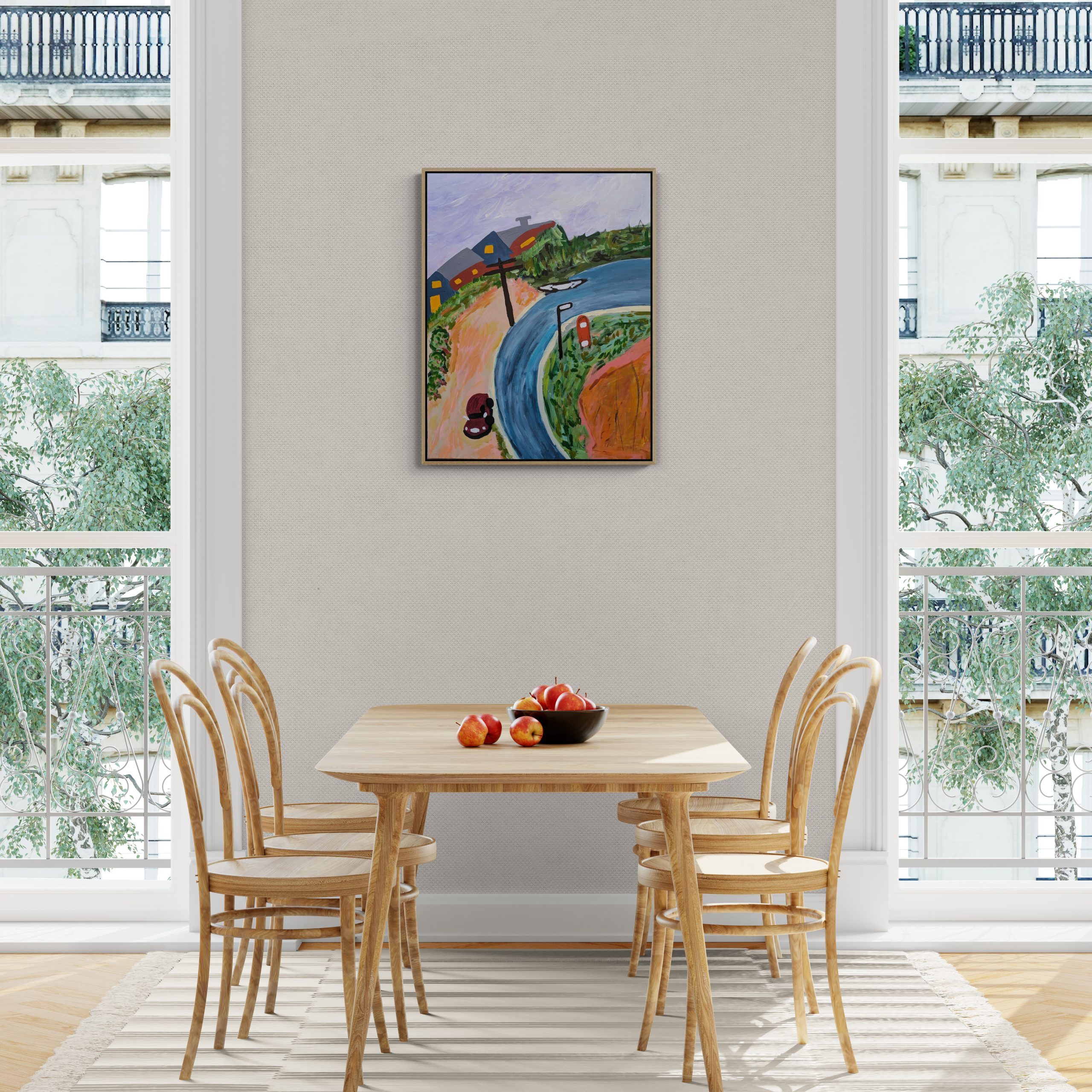 Apartment Dining Room With Window Views (14)