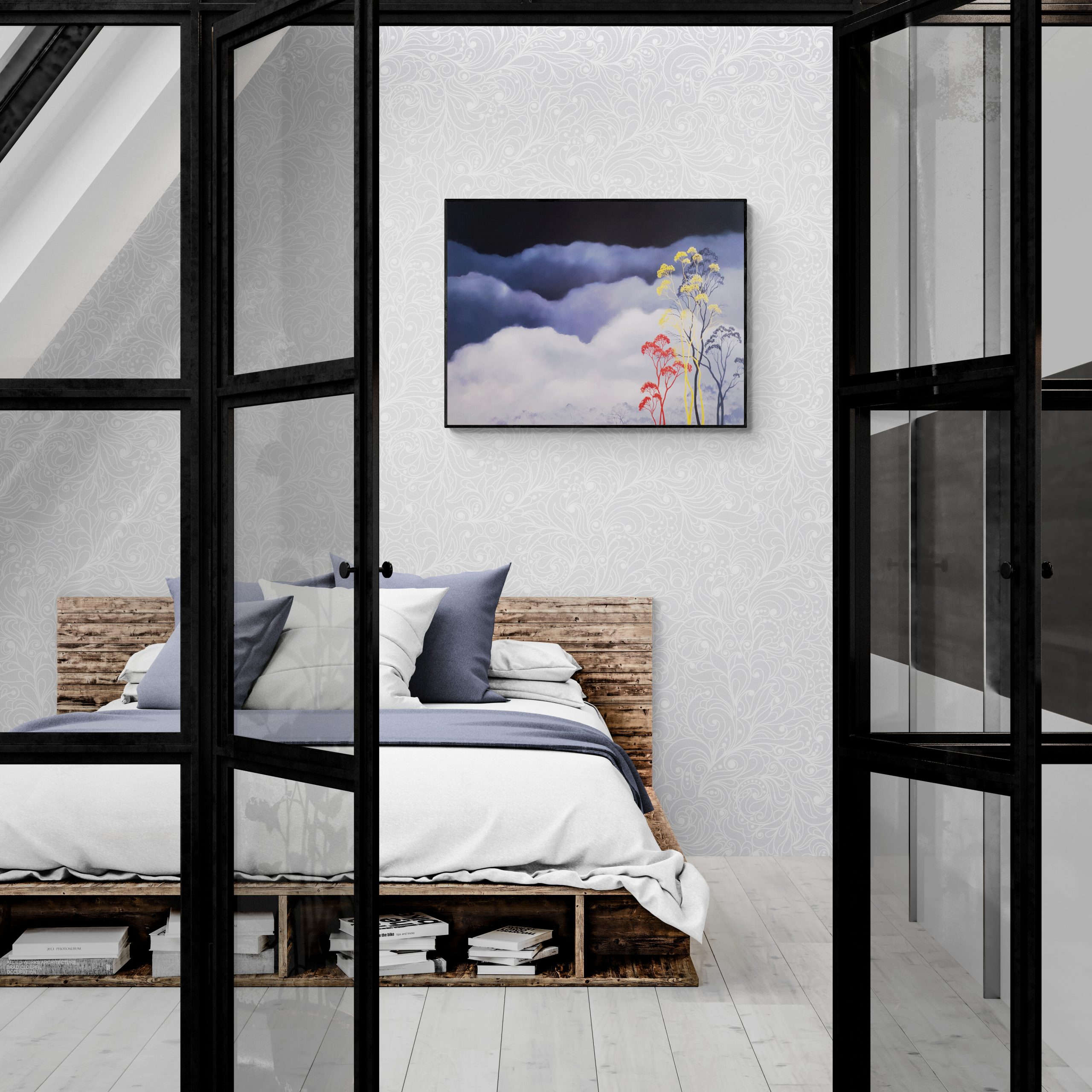 Smoke Blue Shade Lucinda Leveille Art 5