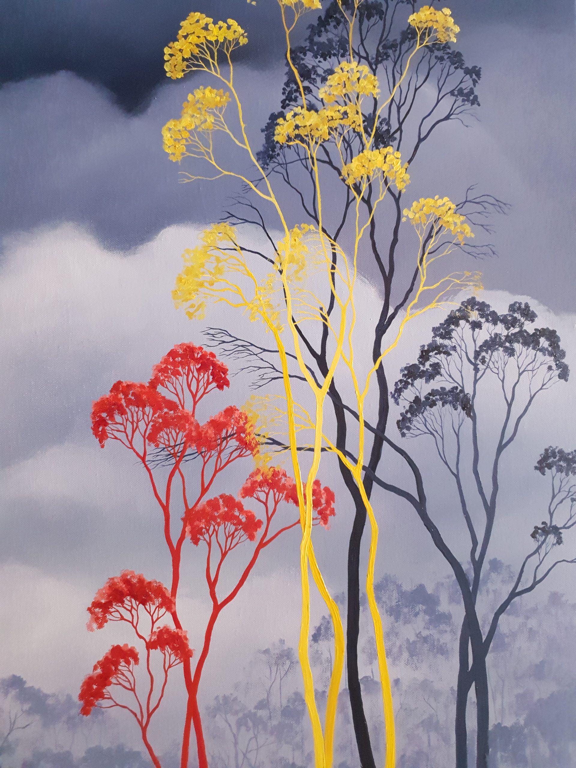 Smoke Blue Shade Lucinda Leveille Art 1