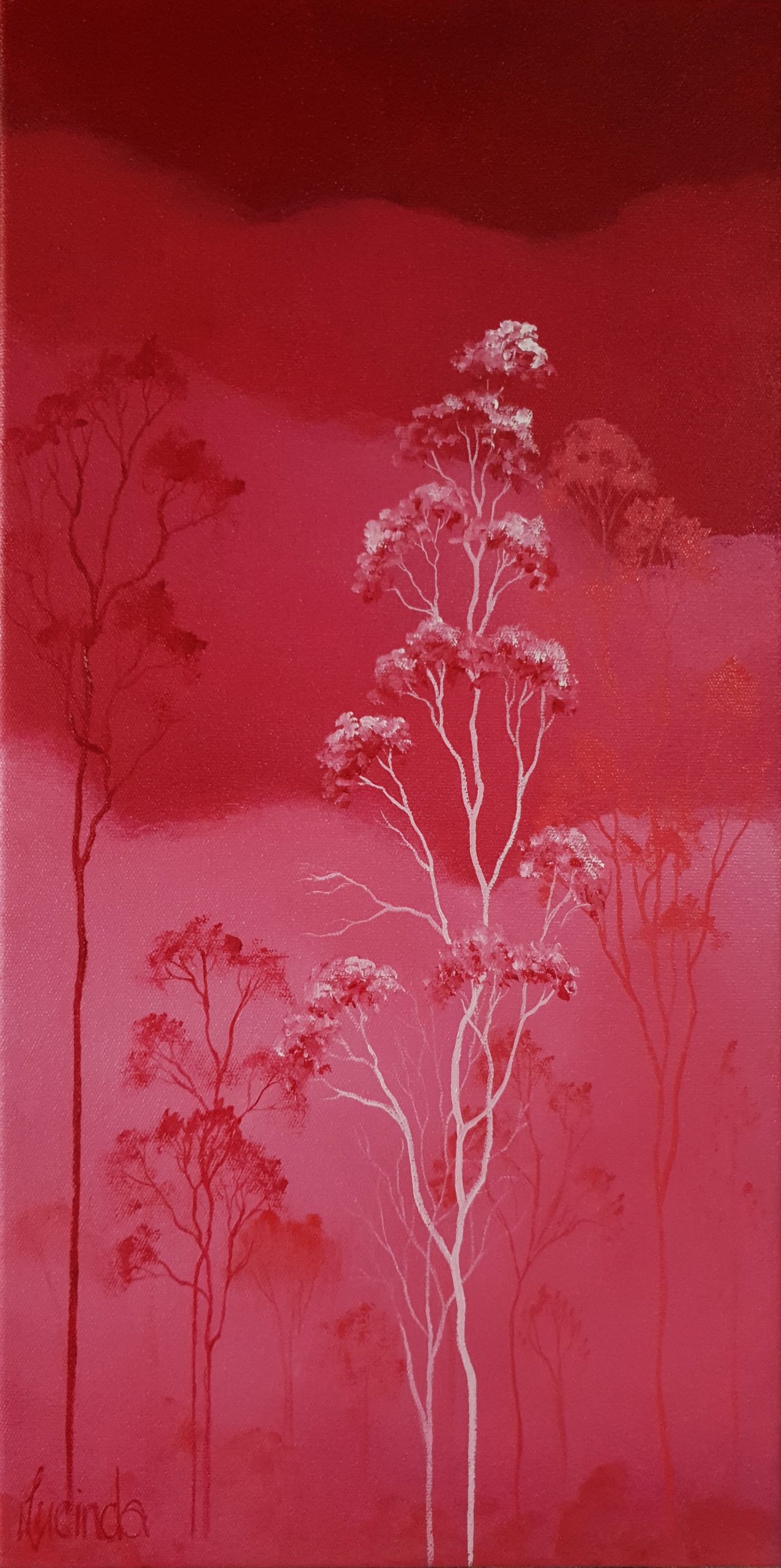 Fuschia Blush Lucinda Leveille Art 1