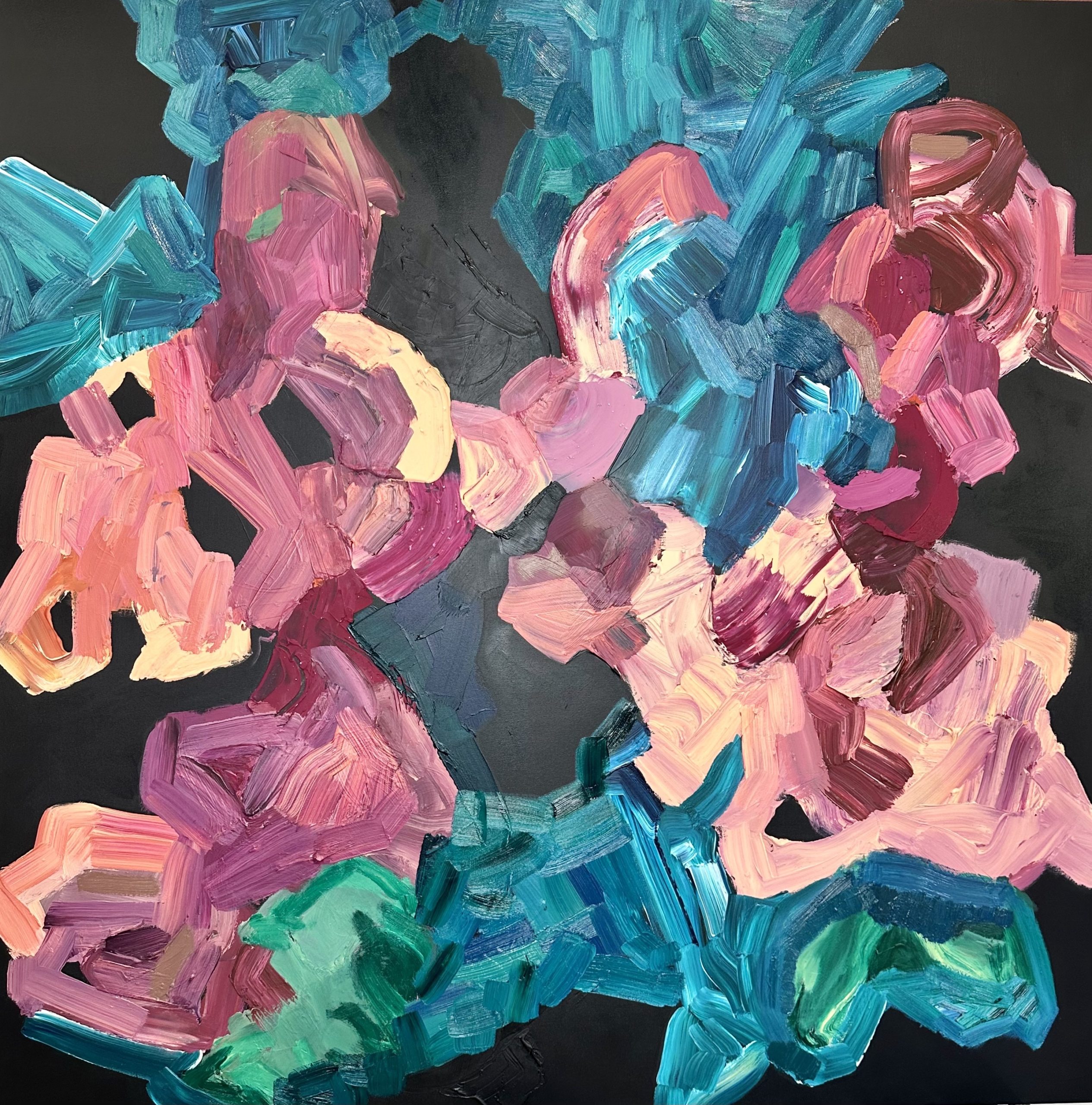 Dancing In The Dark Oil On Canvas