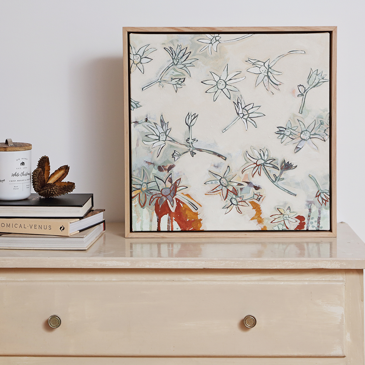 Lr 033 Flannel Flower Song Smith & Brooks Art Art For Interior Deisgners Melbourne Native Plants Ready To Hang Artwork