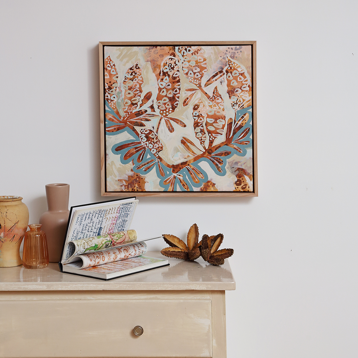 Lr 26 Coastal Banksia Form Iii Smith & Brooks Art Abstract Landscape Floral Art Coastal Style Beach Interiors Ready To Hang Australian Art