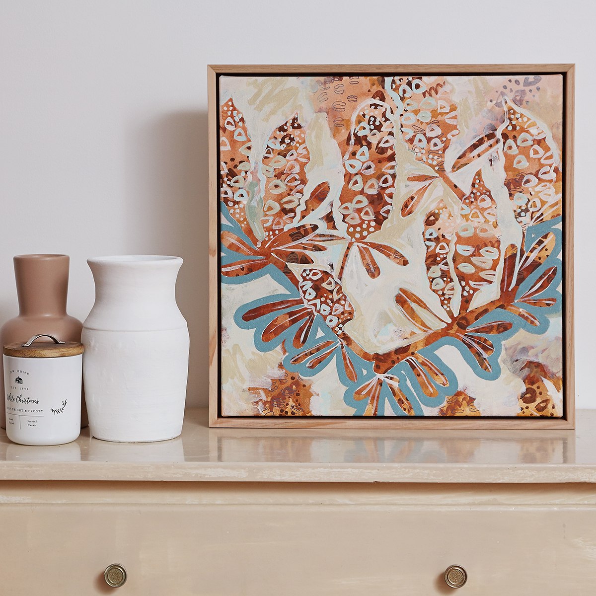 Lr 29 Coastal Banksia Form Iii Smith & Brooks Art Abstract Landscape Floral Art Coastal Style Beach Interiors Ready To Hang Australian Art