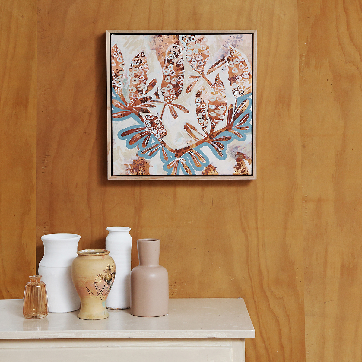 Lr 37 Coastal Banksia Form Iii Smith & Brooks Art Abstract Landscape Floral Art Coastal Style Beach Interiors Ready To Hang Australian Art