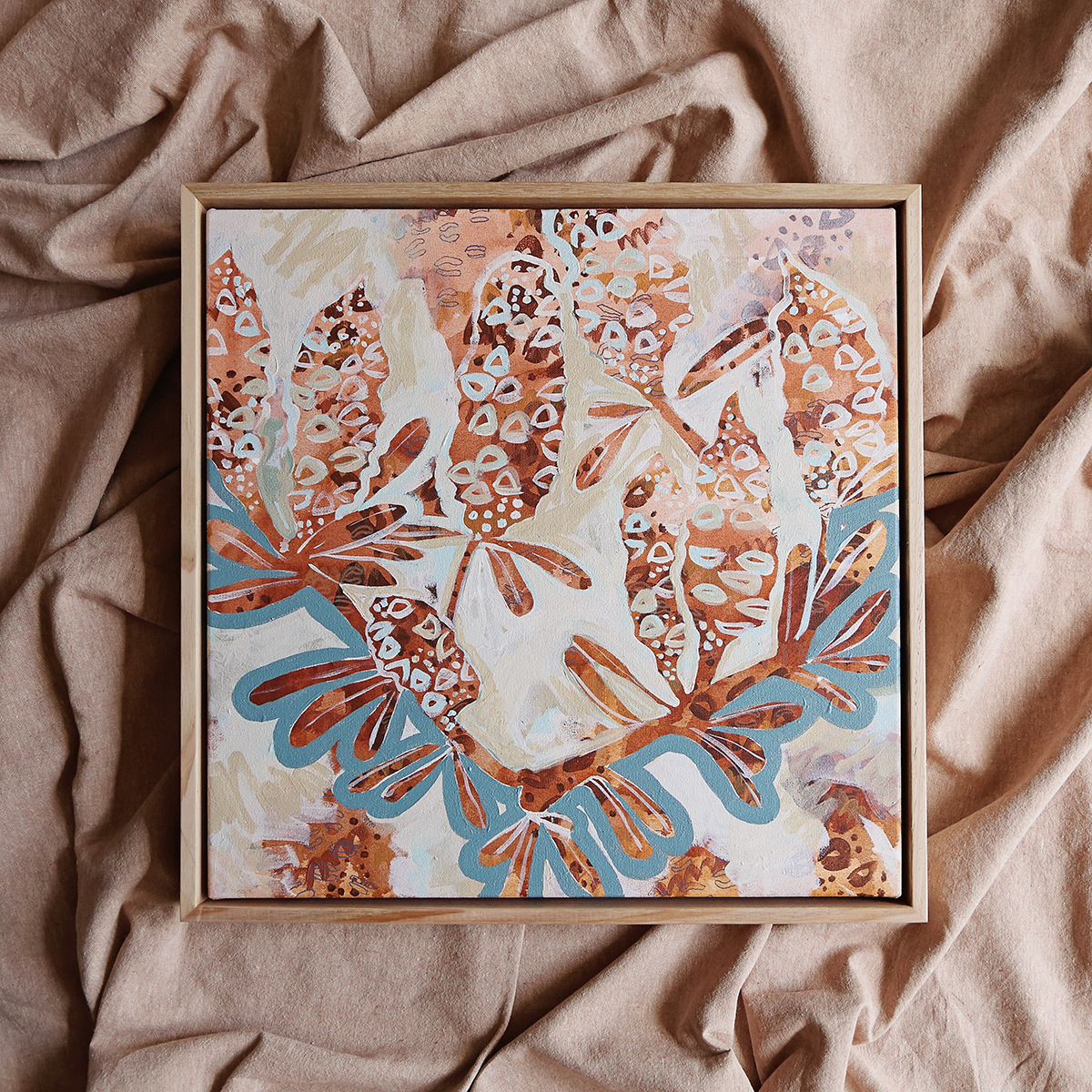 Lr 40 Coastal Banksia Form Iii Smith & Brooks Art Abstract Landscape Floral Art Coastal Style Beach Interiors Ready To Hang Australian Art