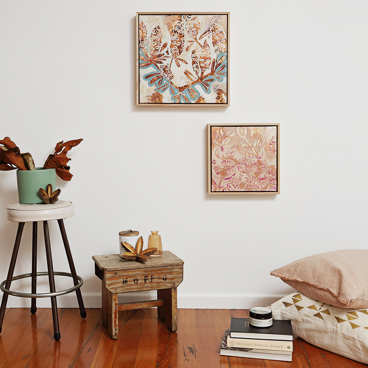 Lr 145 Coastal Artworks Smith & Brooks Art Abstract Landscape Floral Art Coastal Style Beach Interiors Ready To Hang Australian Art