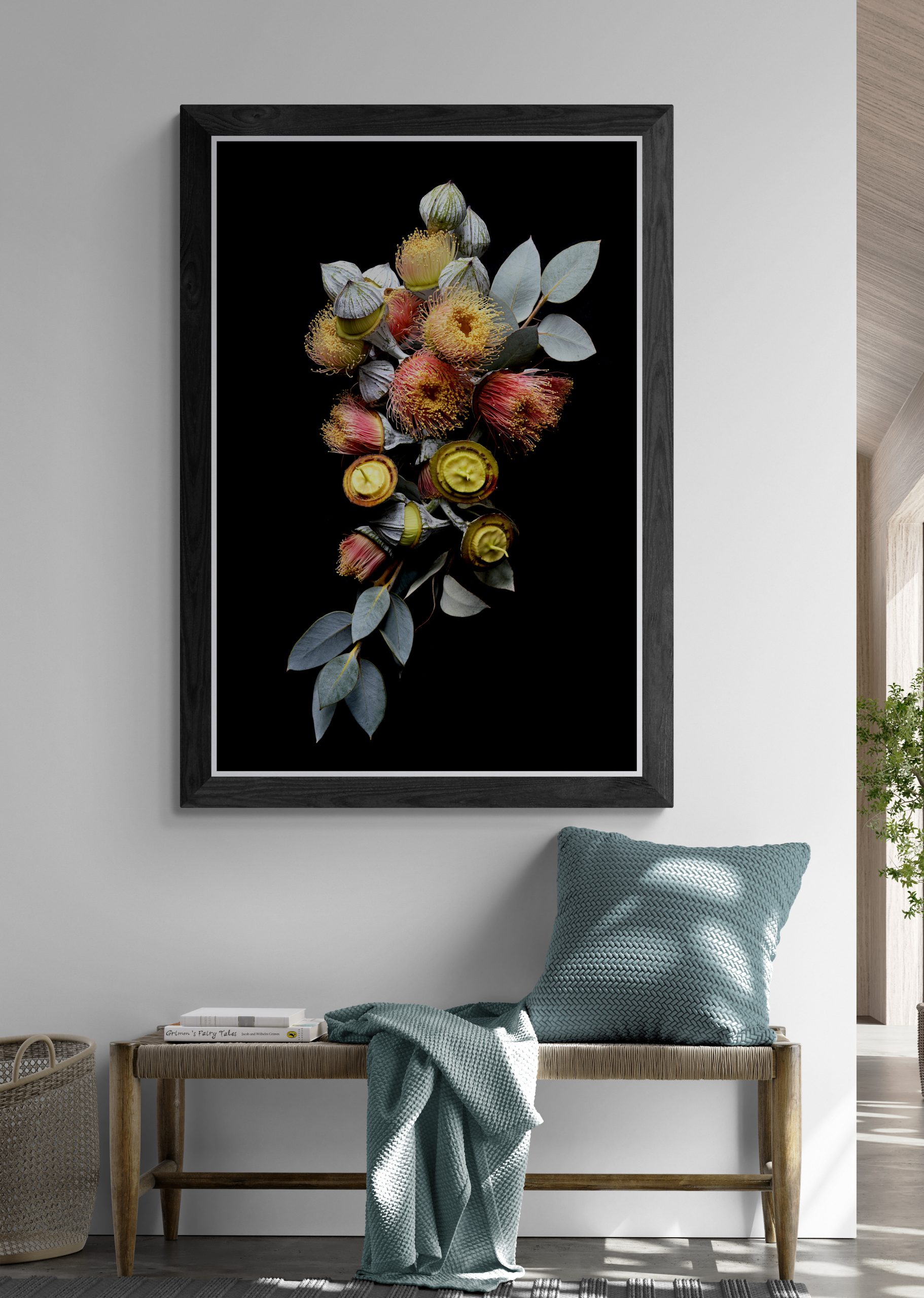 Feature Wall In Boho Living Room (15)