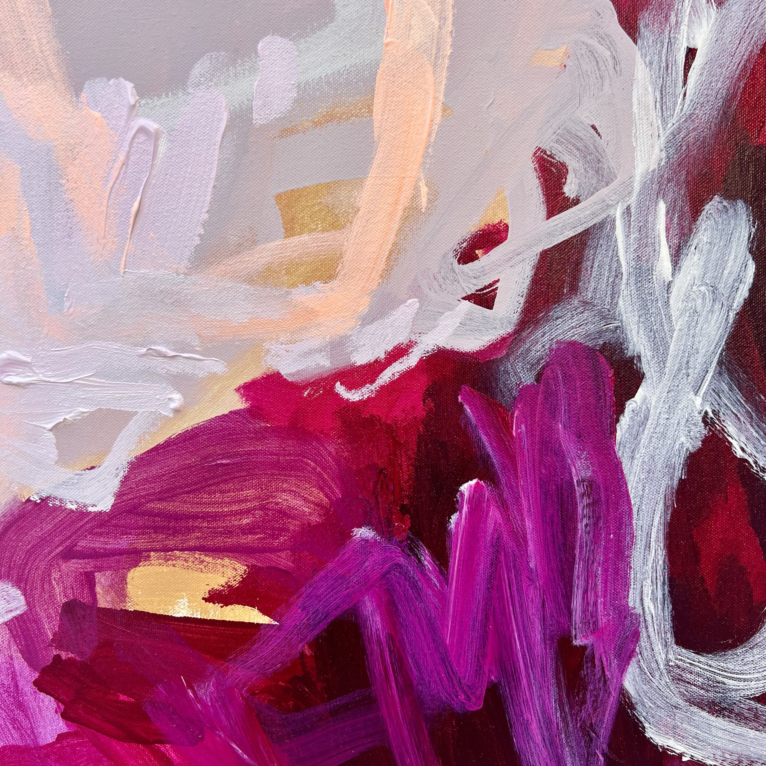 The Fire Within Rebecca Koerting Pink Modern Abstract Detail 1