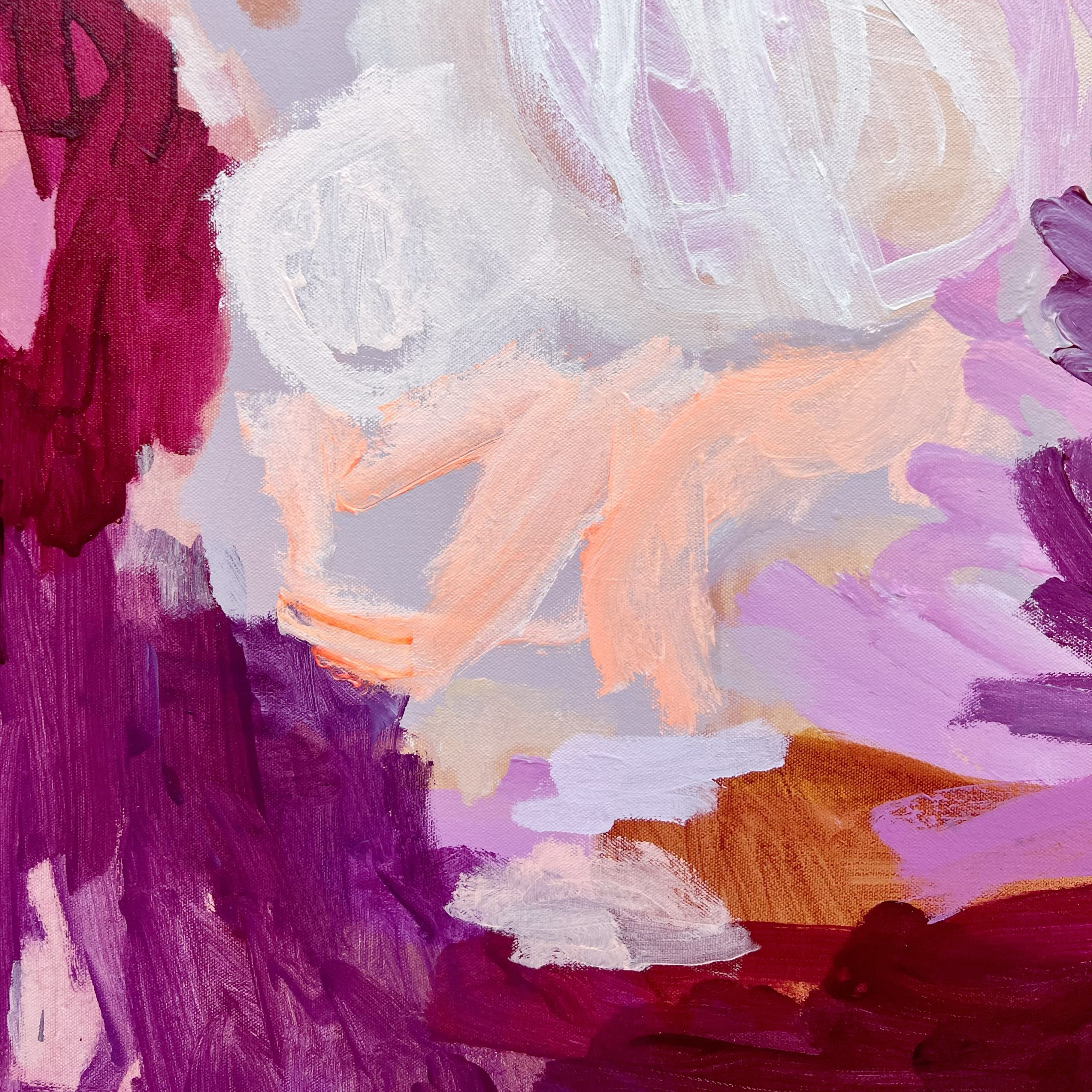 The Fire Within Rebecca Koerting Pink Modern Abstract Detail 2