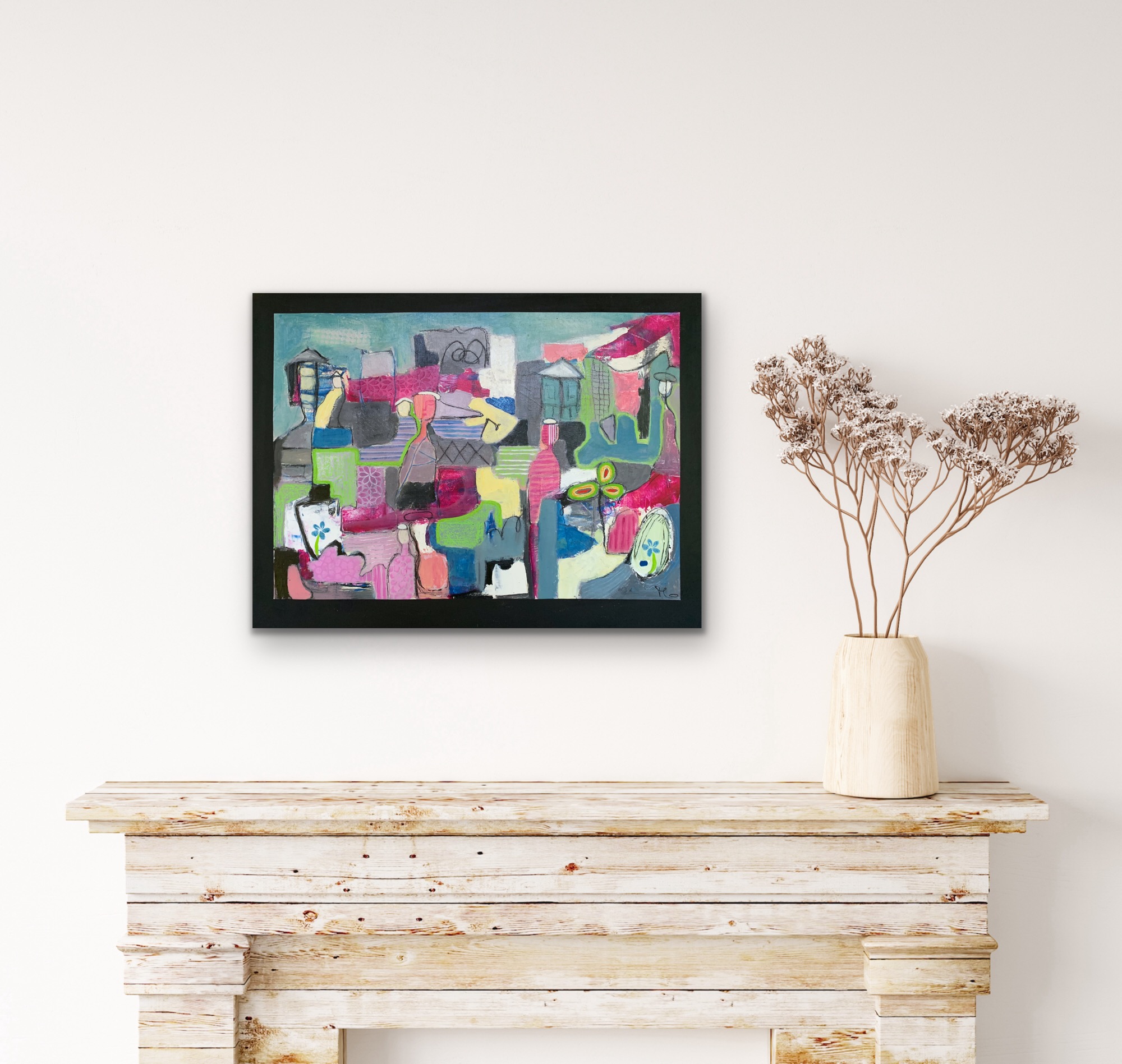 A Melange Insitu Above Side Table