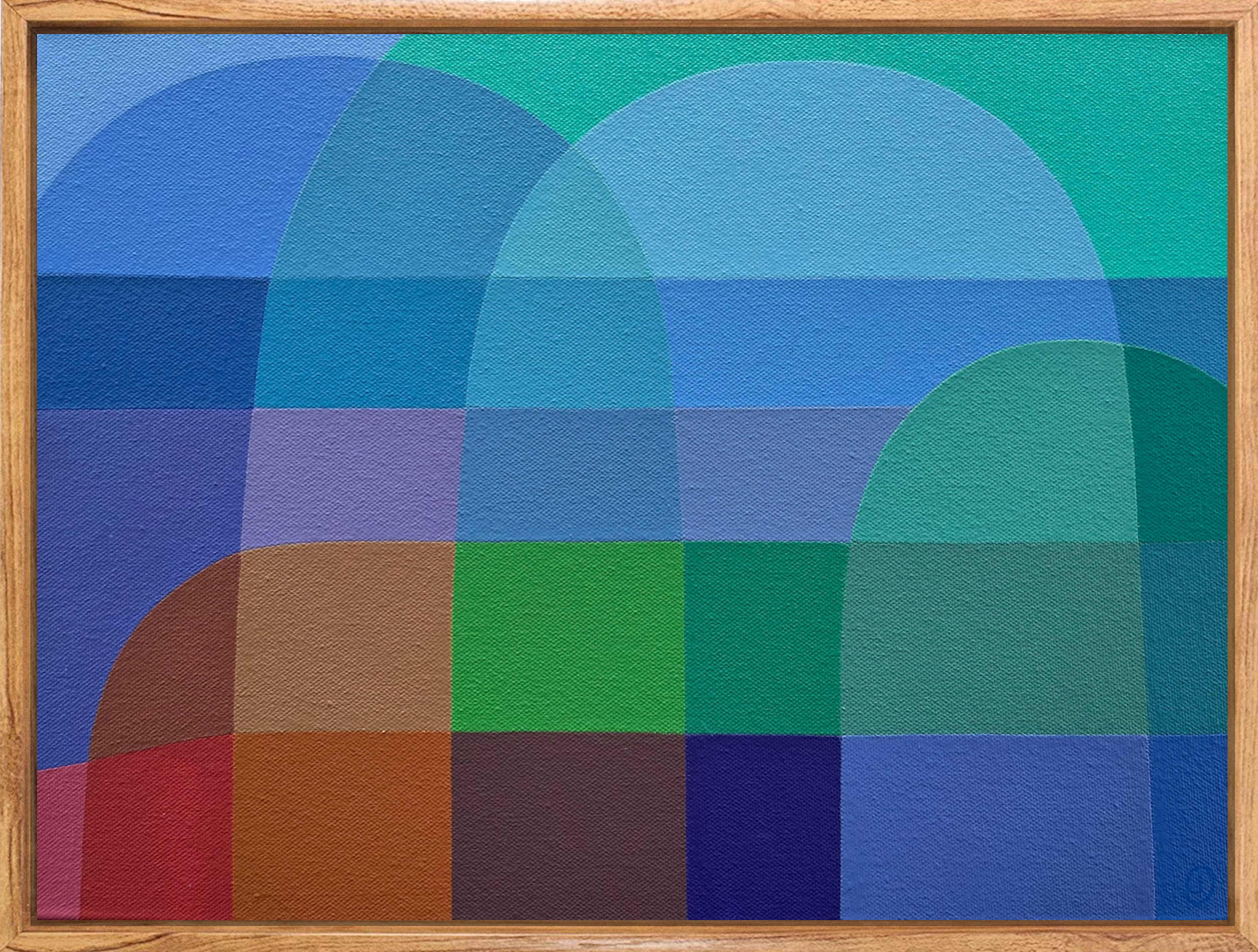 Charlotte De Pace Seaside Meditation I Natural Frame Example Art Lovers Australia