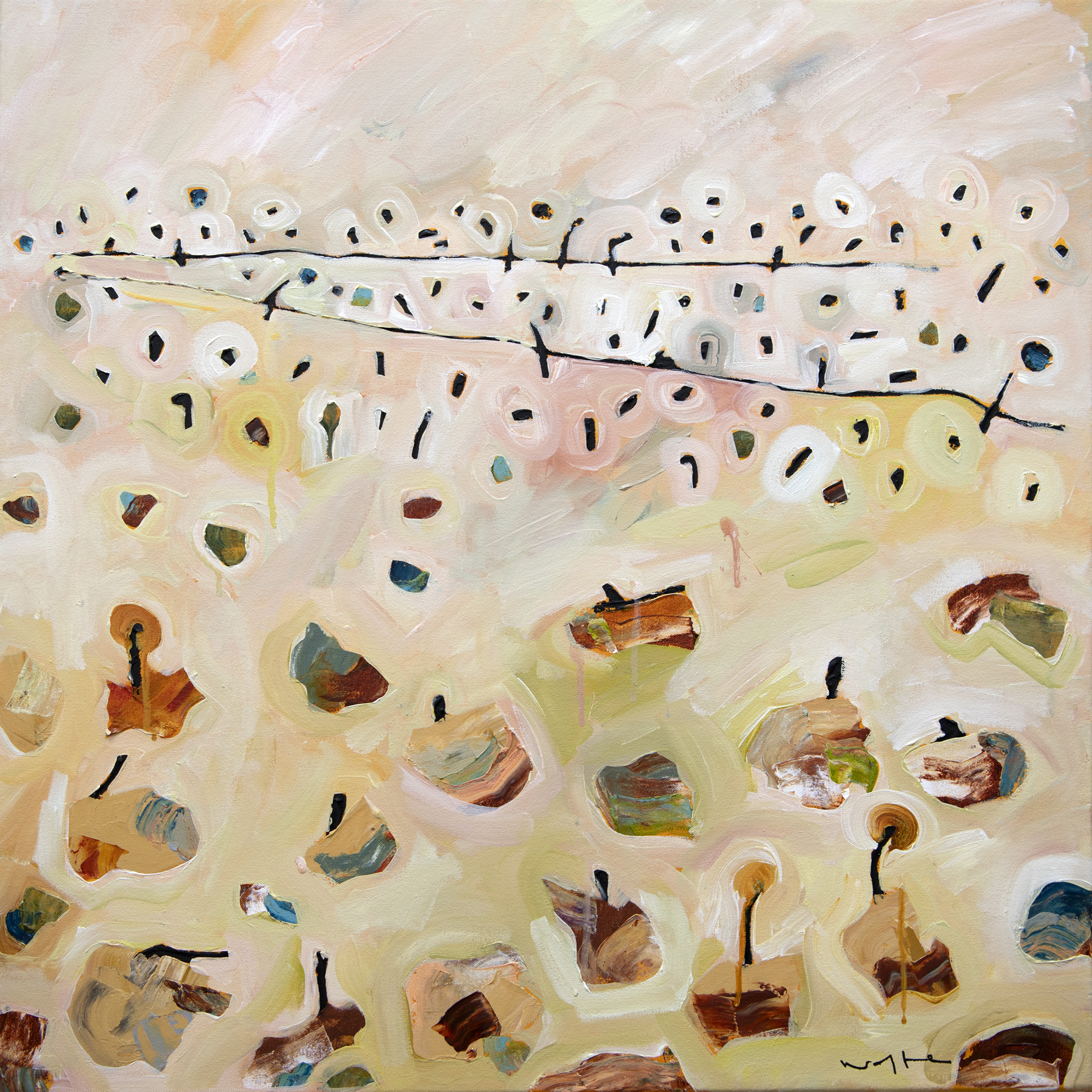 Michael Wolfe art Leanganook Study 1 72x72