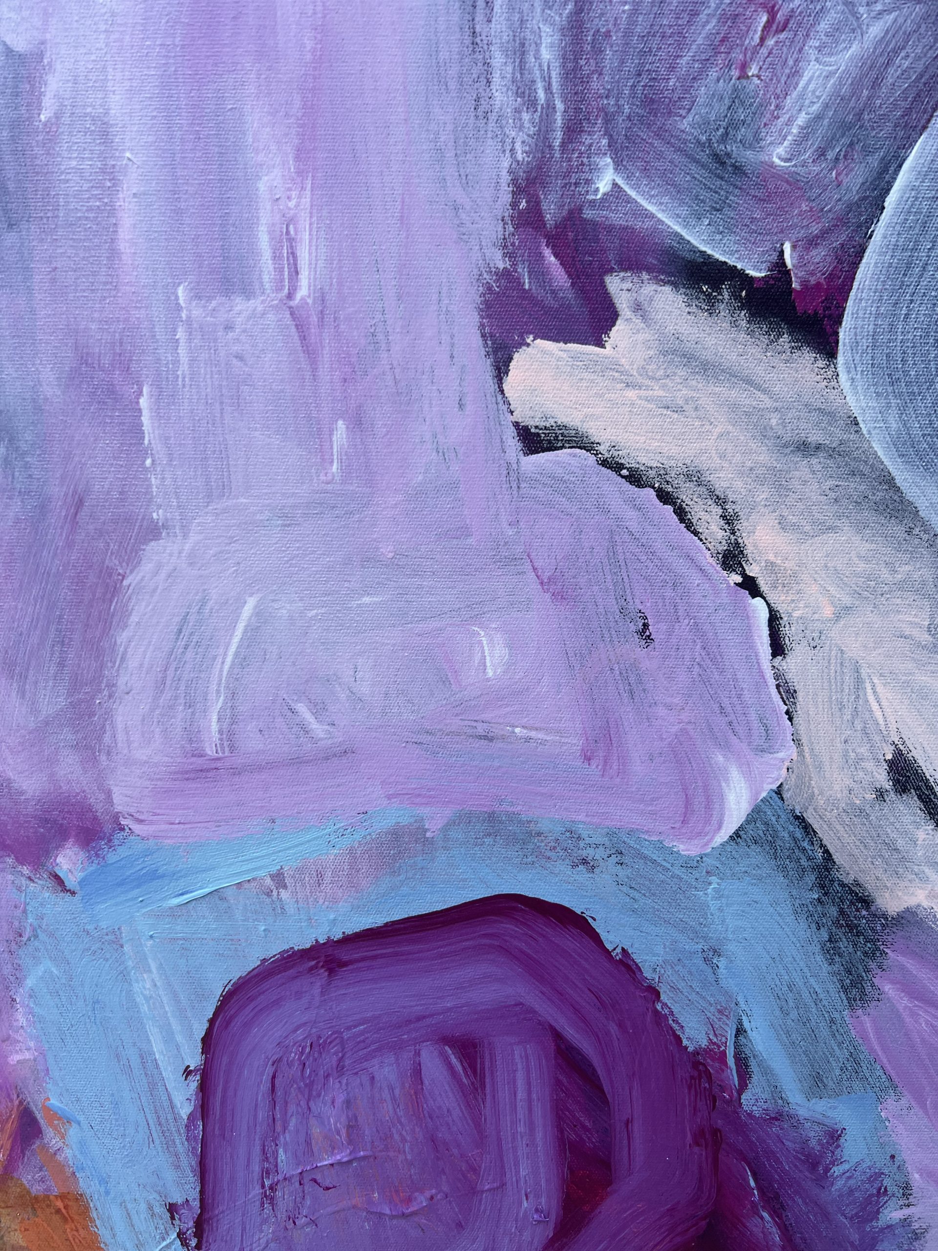 Leaving It All Behind Rebecca Koerting Pink Modern Abstract Detail 4