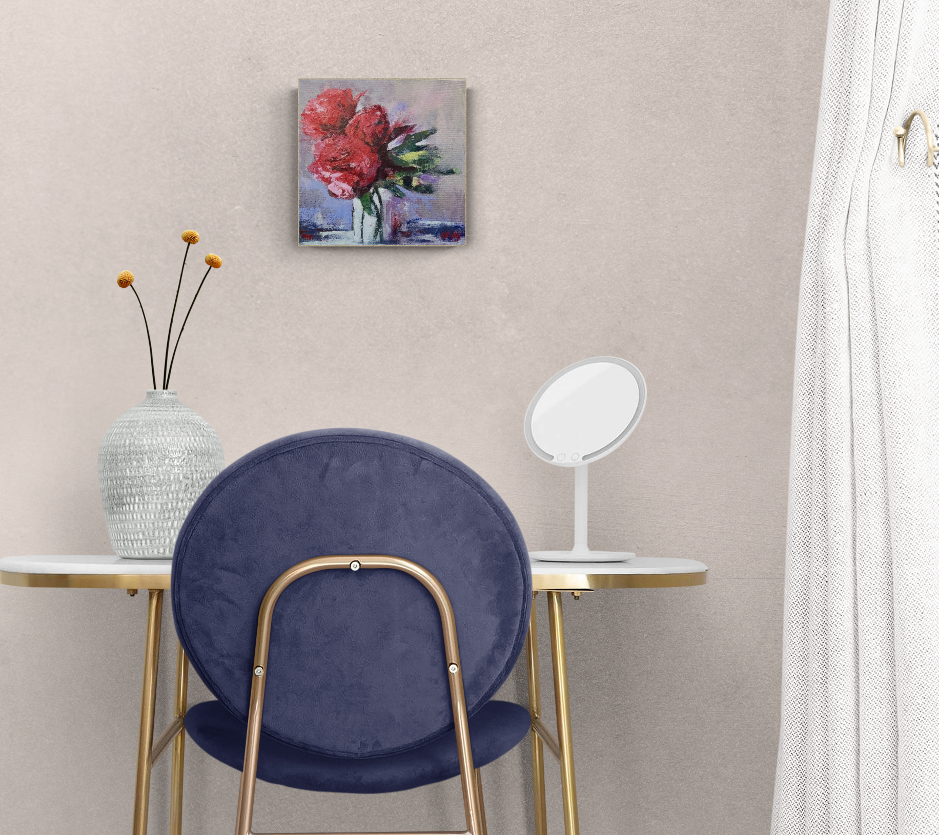 Bedroom With Vanity Table (23)