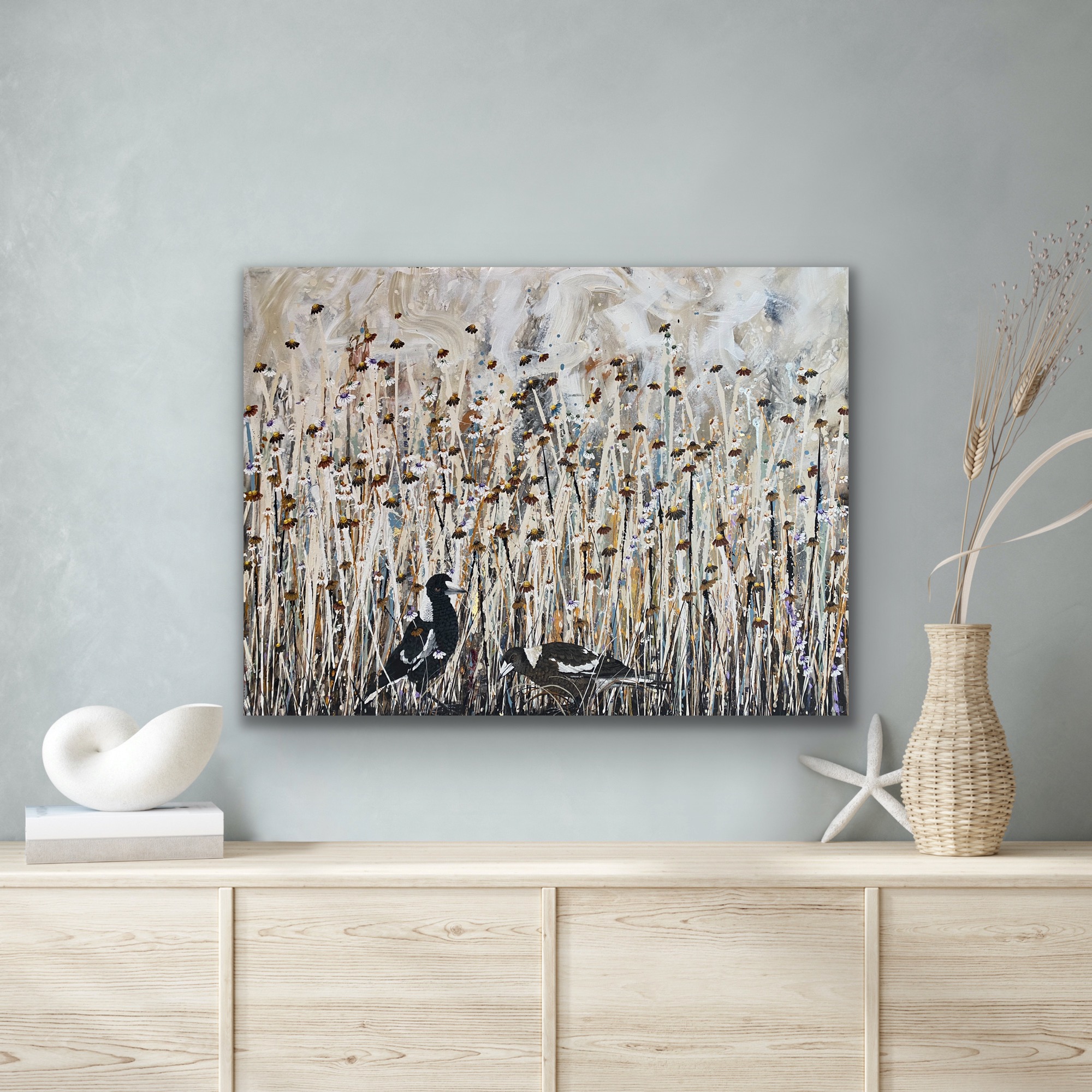 Marvellous Magpies Kim Neil In Situ