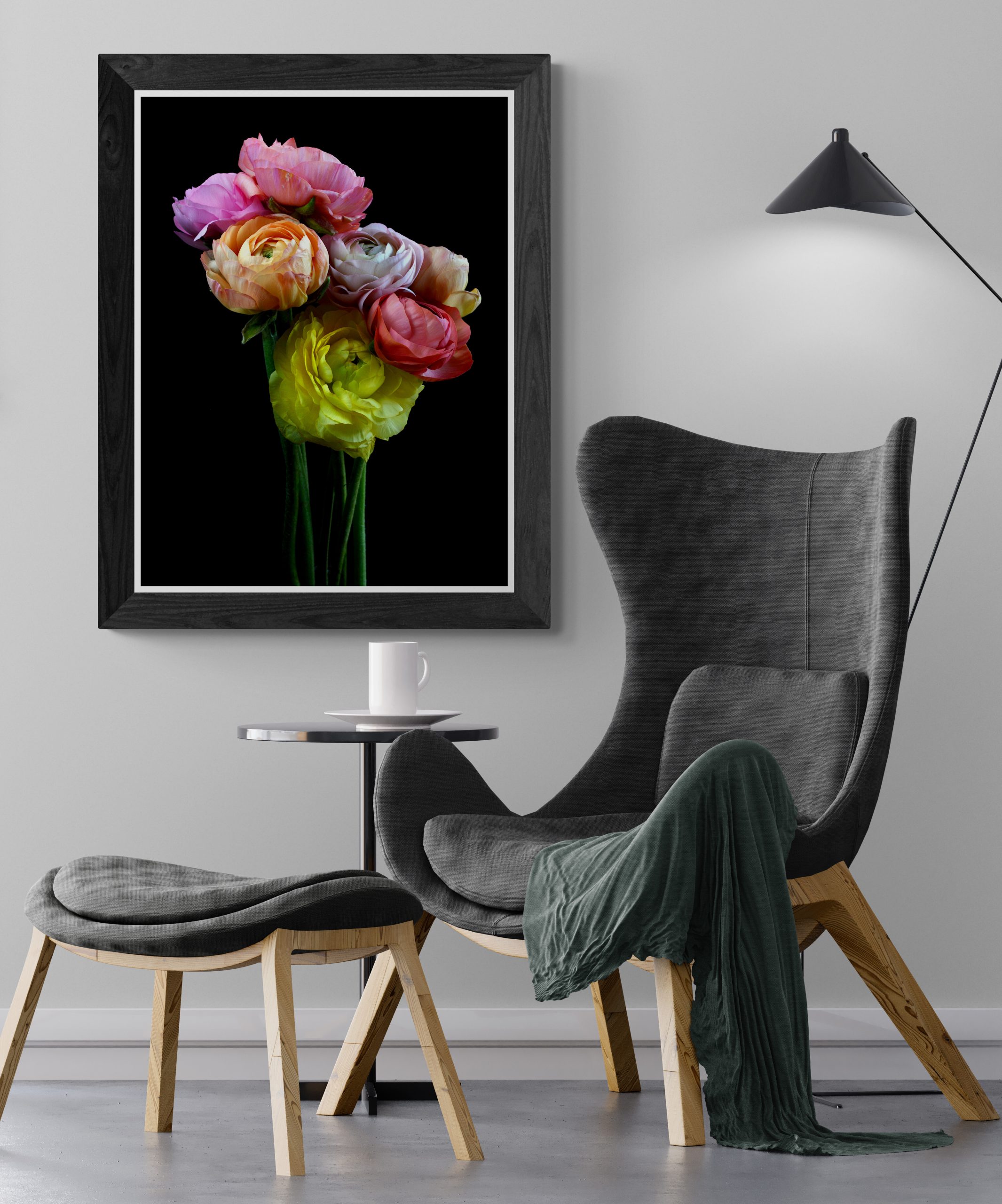 Designer Chair With Footstool (8)