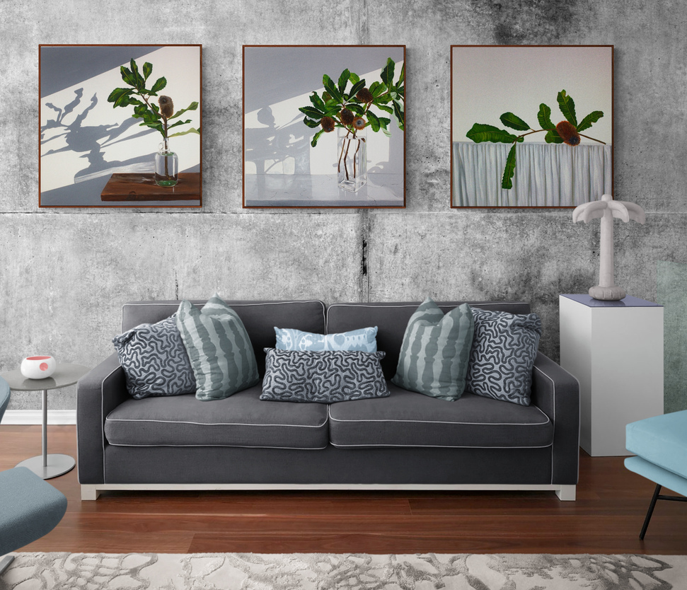 Living Room With Designer Furniture