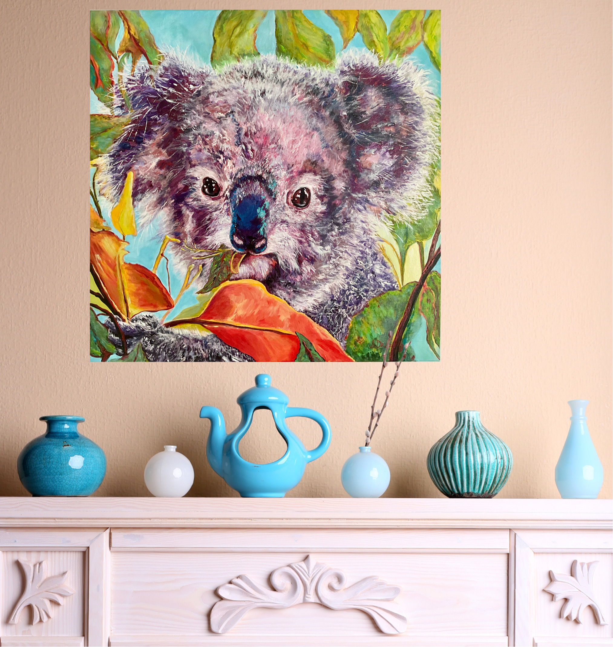 Koala Collage Ltd Ed Print - Art Lovers Australia