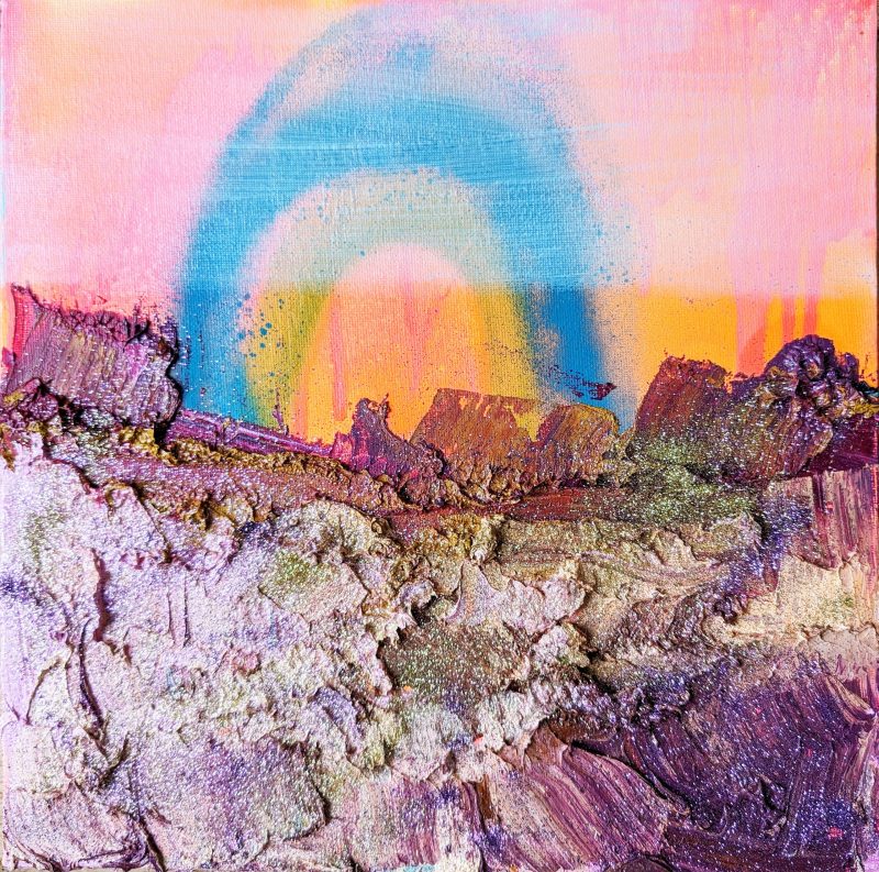 Rainbow Sunset – Framed