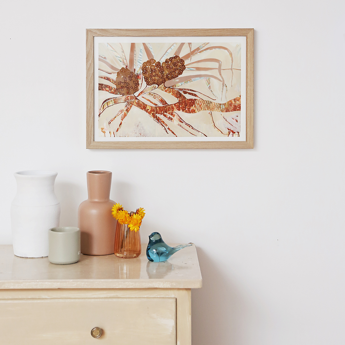 Lr 39 Pandanus Moment Ii Smith & Brooks Art Abstract Landscape Floral Art Coastal Style Beach Interiors Ready To Hang Australian Art