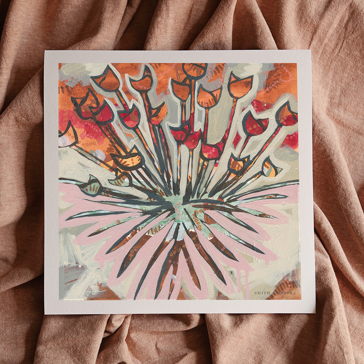 Lr 042 Centrolepis Form Ii Smith & Brooks Art Art For Interior Deisgners Melbourne Native Plants Ready To Hang Artwork