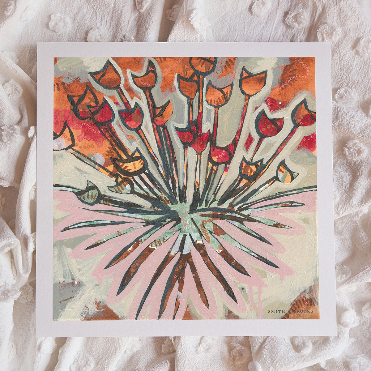 Lr 043 Centrolepis Form Ii Smith & Brooks Art Art For Interior Deisgners Melbourne Native Plants Ready To Hang Artwork