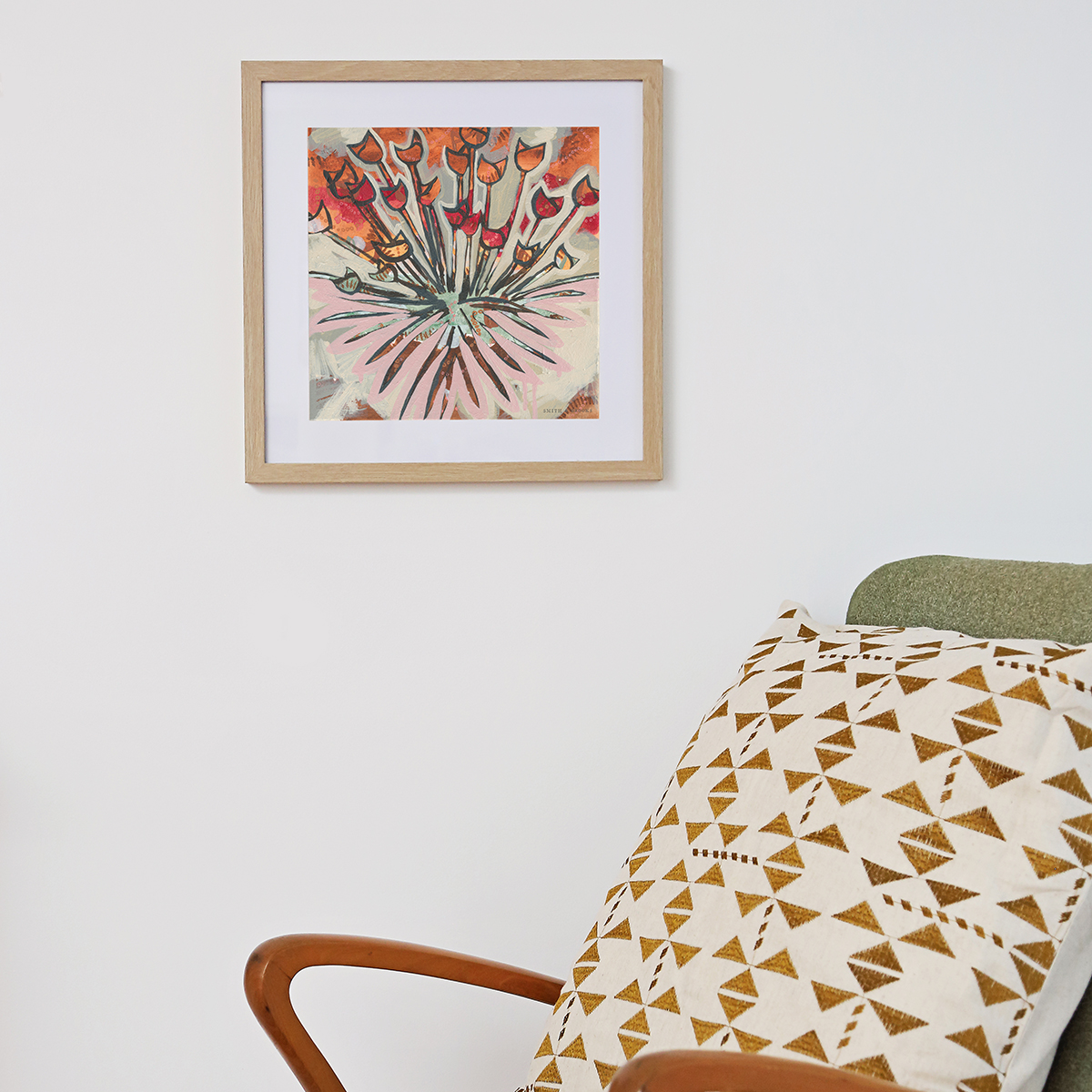 Lr 047 Centrolepis Form Ii Smith & Brooks Art Art For Interior Deisgners Melbourne Native Plants Ready To Hang Artwork