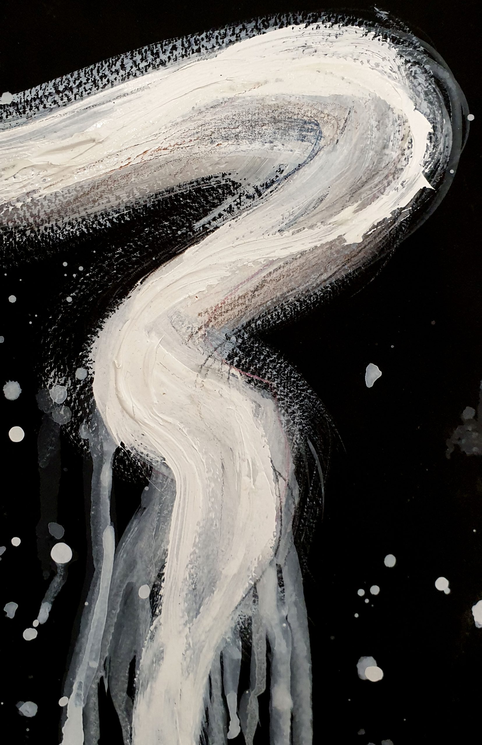 Sydney Artist Leni Kae Snake Of Asclepius Kundalini Rising Detail 2