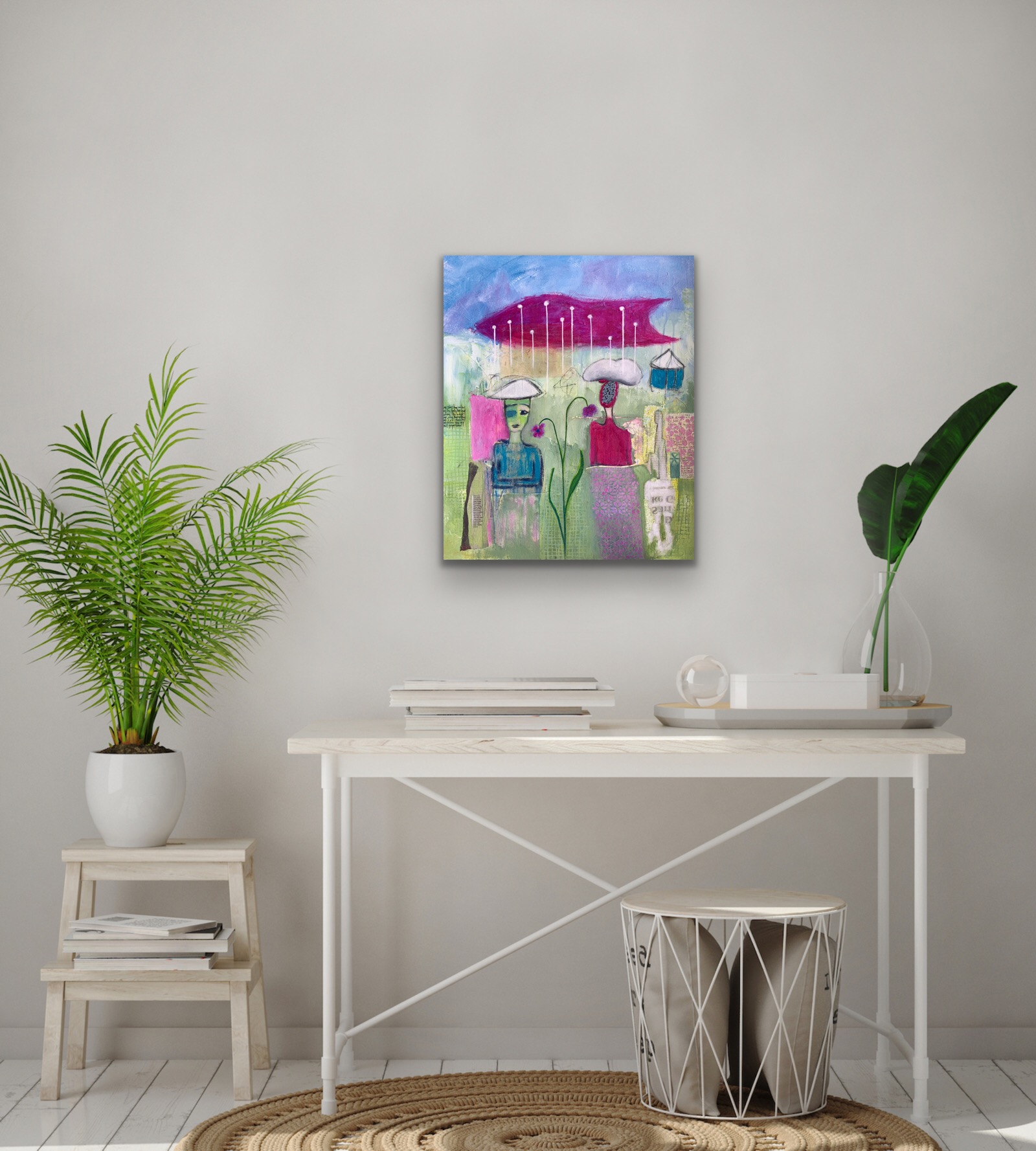 Long Way Home Insitu White Wall