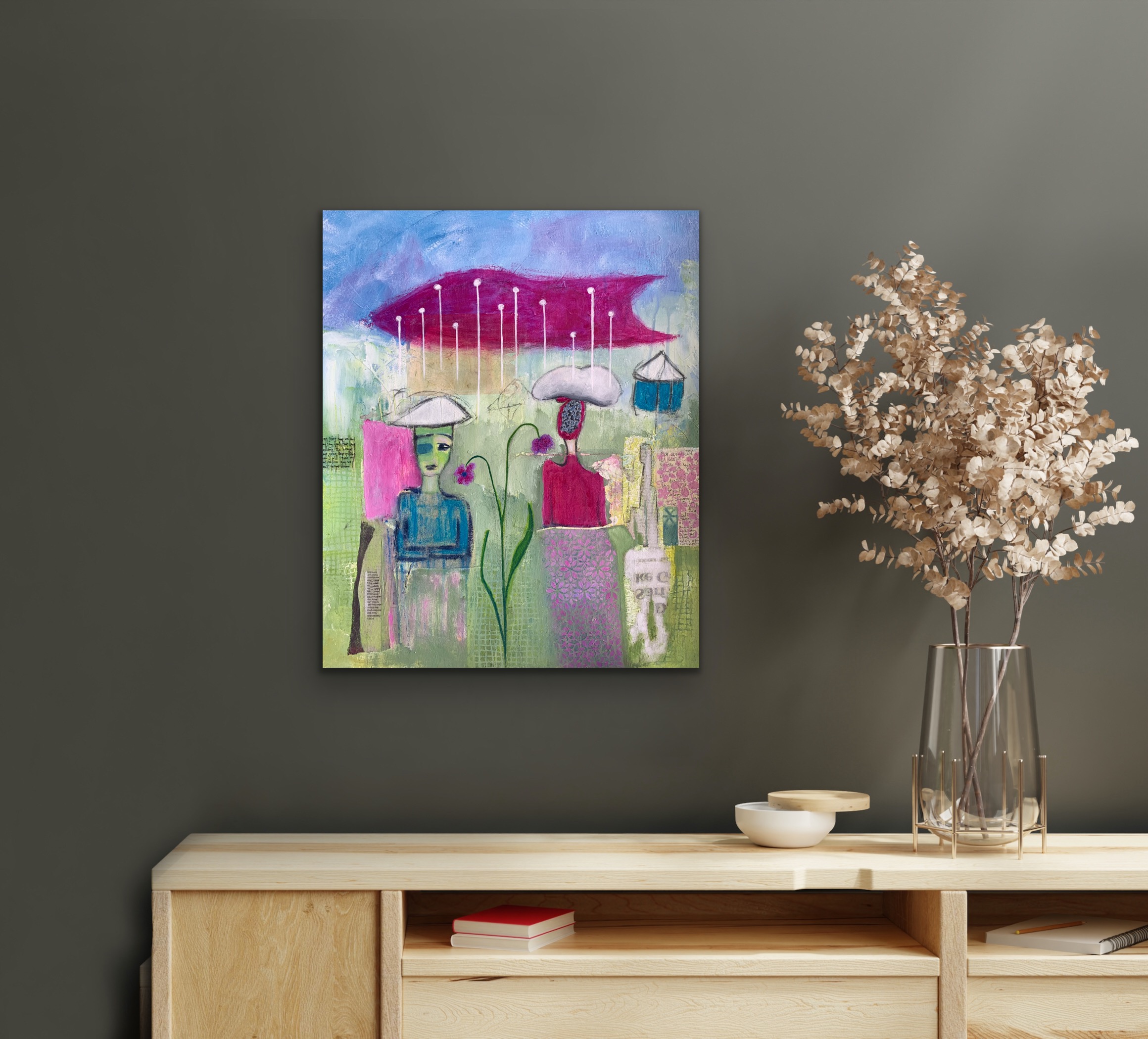 Long Way Home Insitu Brown Wall