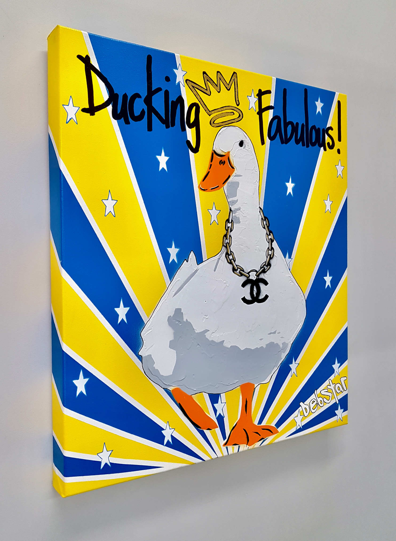 Ducking Fabulous Pop Art Deborah Lang Art Urban Canvas 3