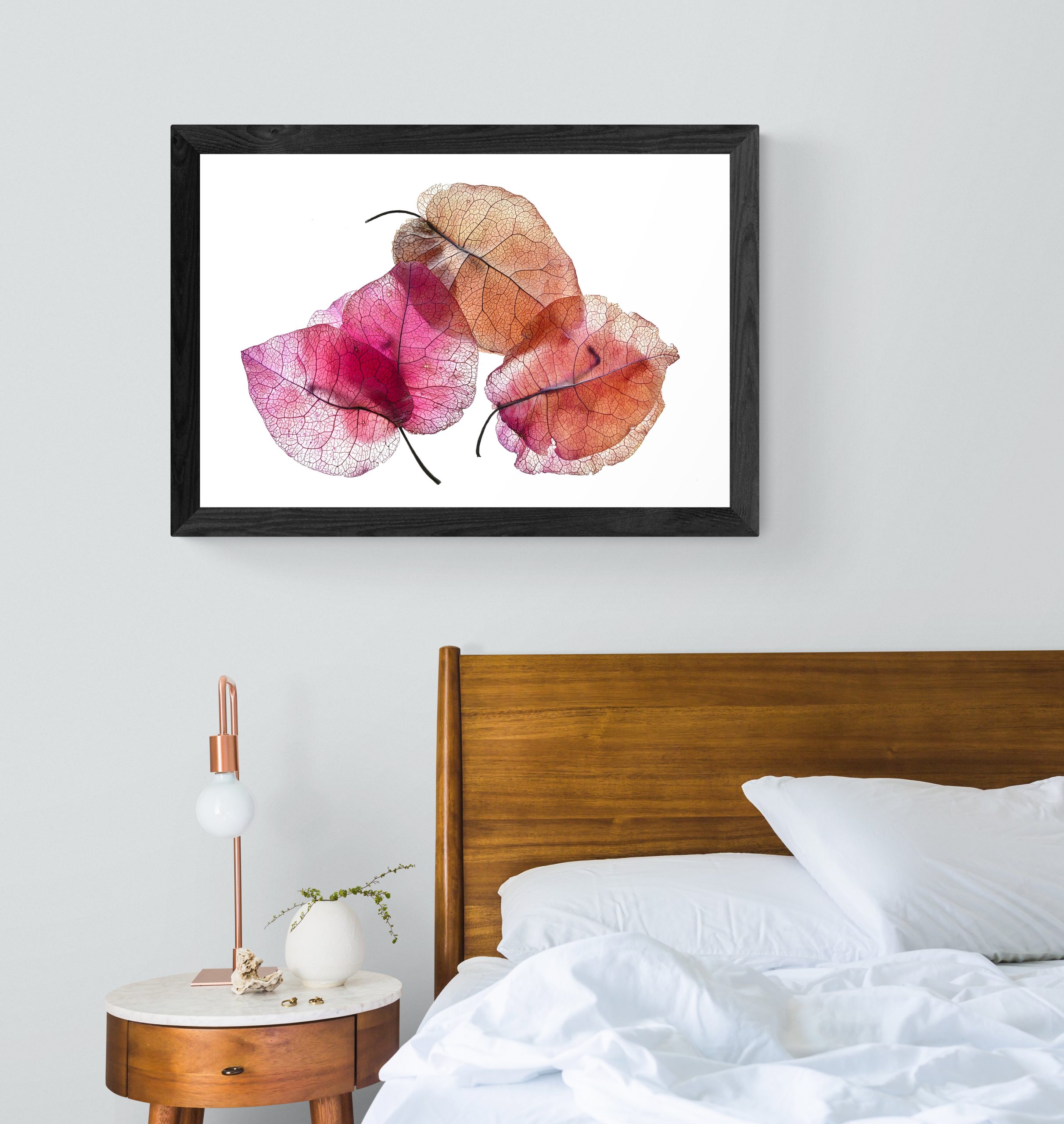 Trendy Bed And Side Table