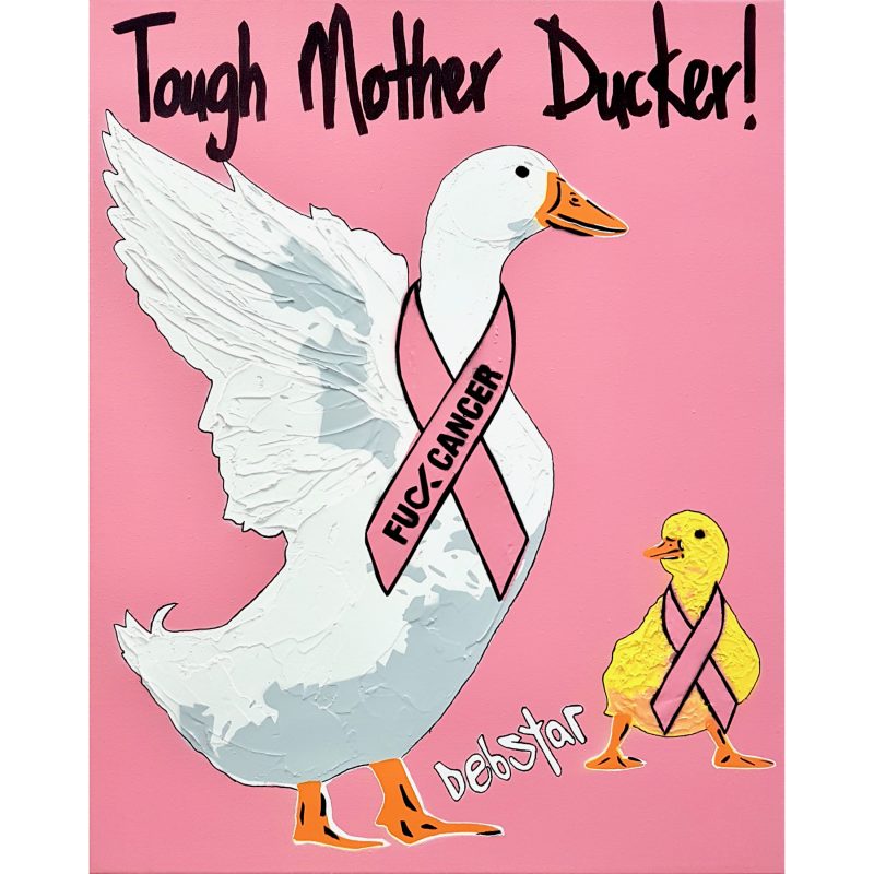 Tough Mother Ducker! Pink Ribbon